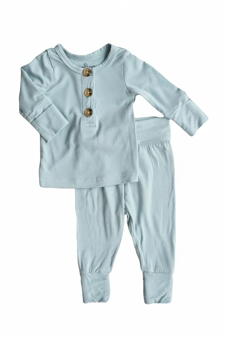 2pc Bamboo Button Top & Bottom - Image 7