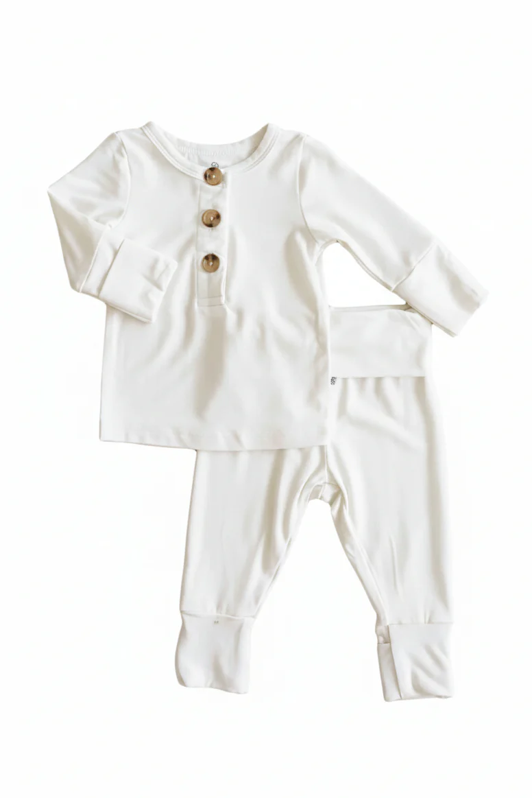 2pc Bamboo Button Top & Bottom - Image 17