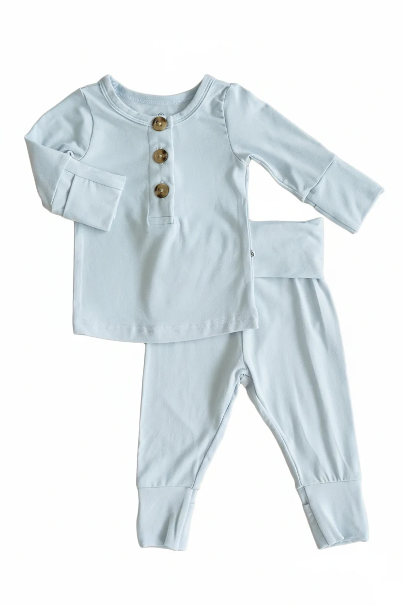2pc Bamboo Button Top & Bottom - Image 11
