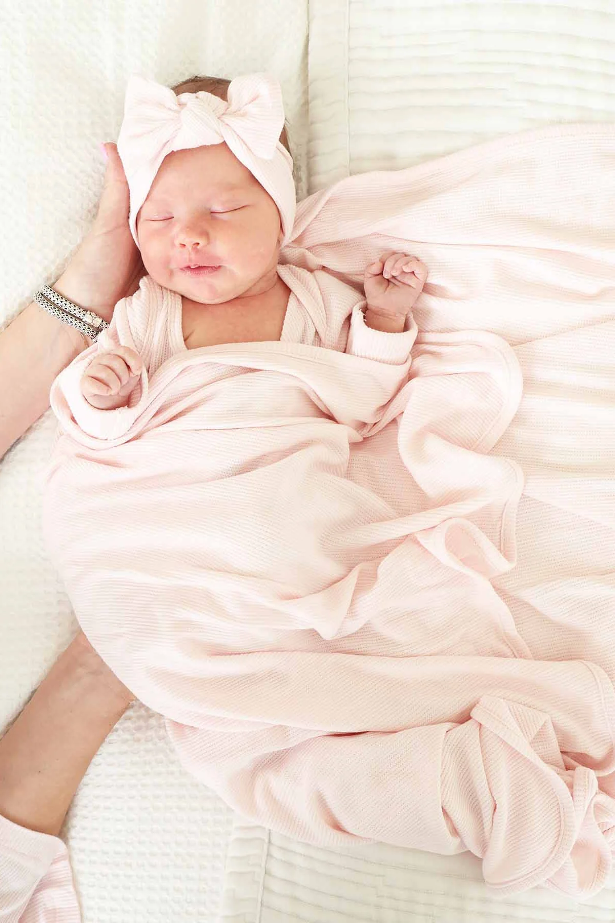All Bamboo Waffle Swaddle Blankets - Image 7
