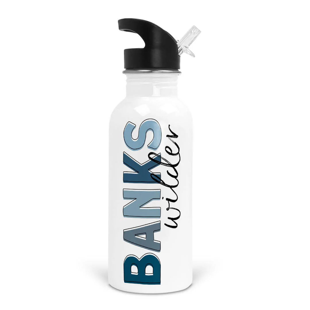 Personalized Kids Color Block Water Bottles - Image 6