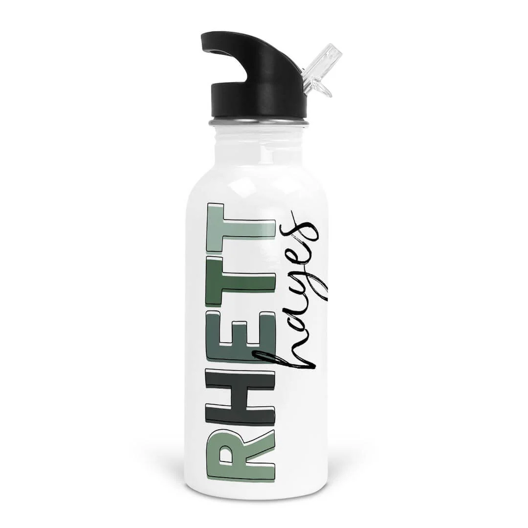 Personalized Kids Color Block Water Bottles - Image 9