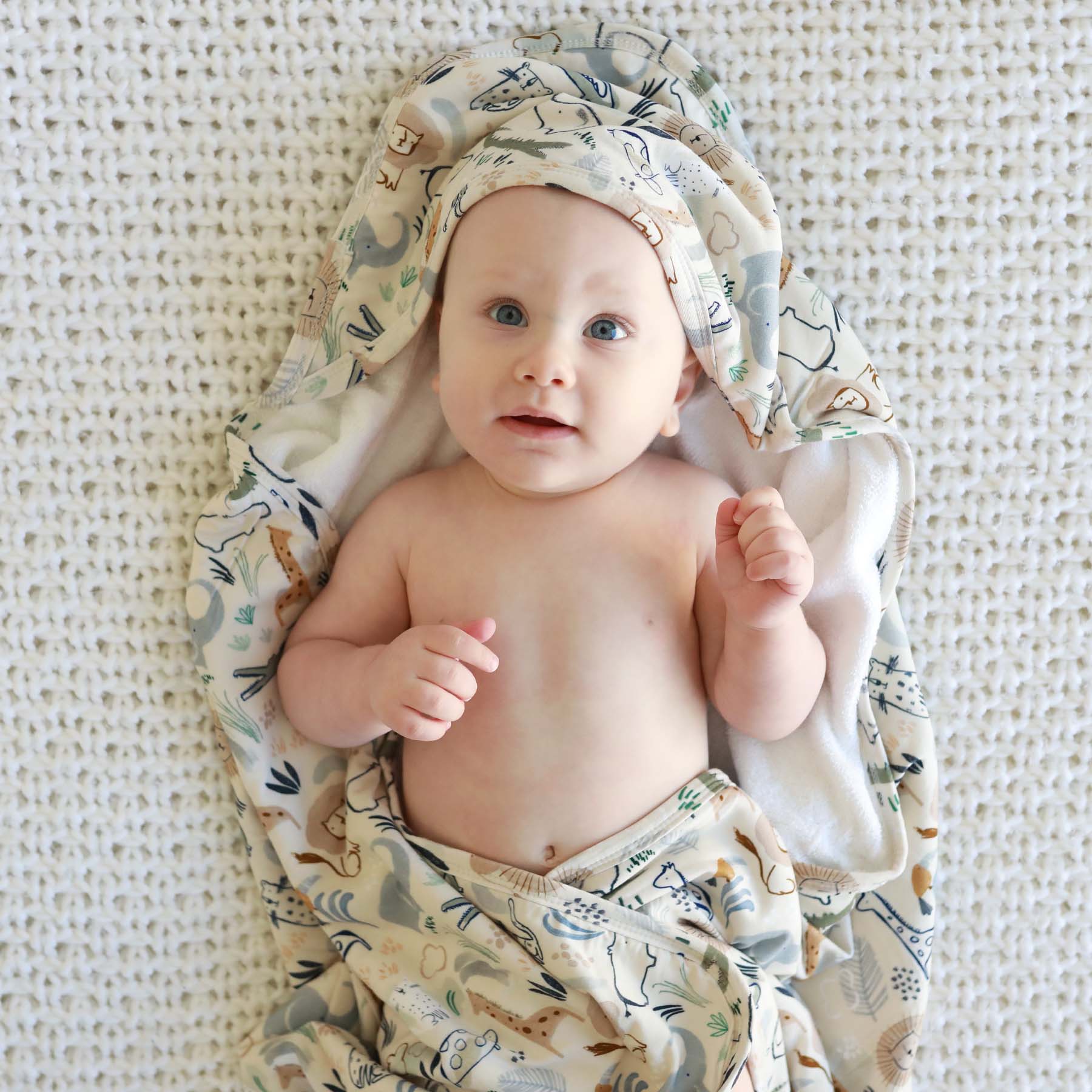 Baby Bamboo Hooded Towels - Image 6