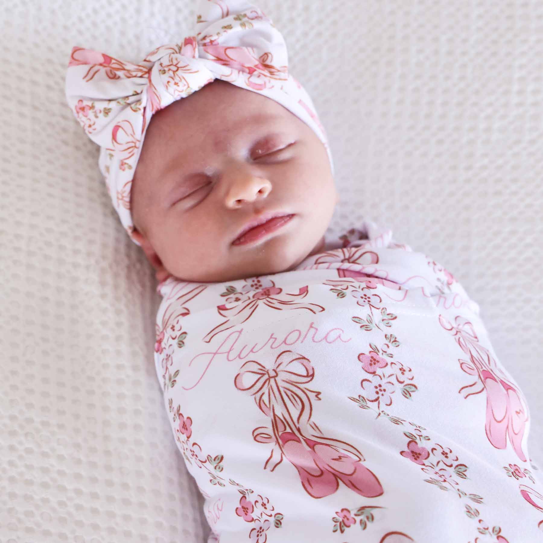 Ballet Blossoms Knit Large Bow Headwrap - Image 5