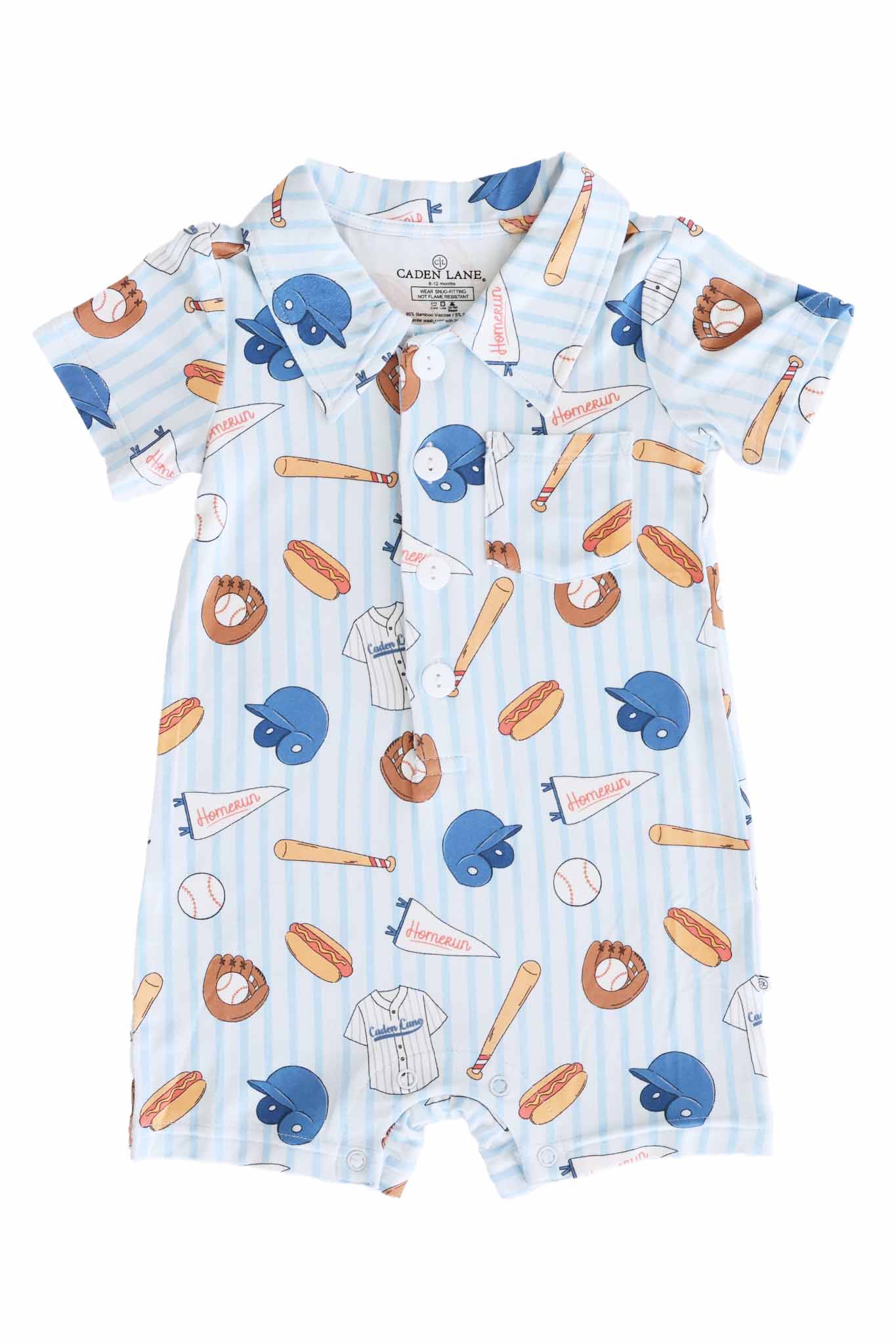 Ballpark Bros Button Romper - Image 2