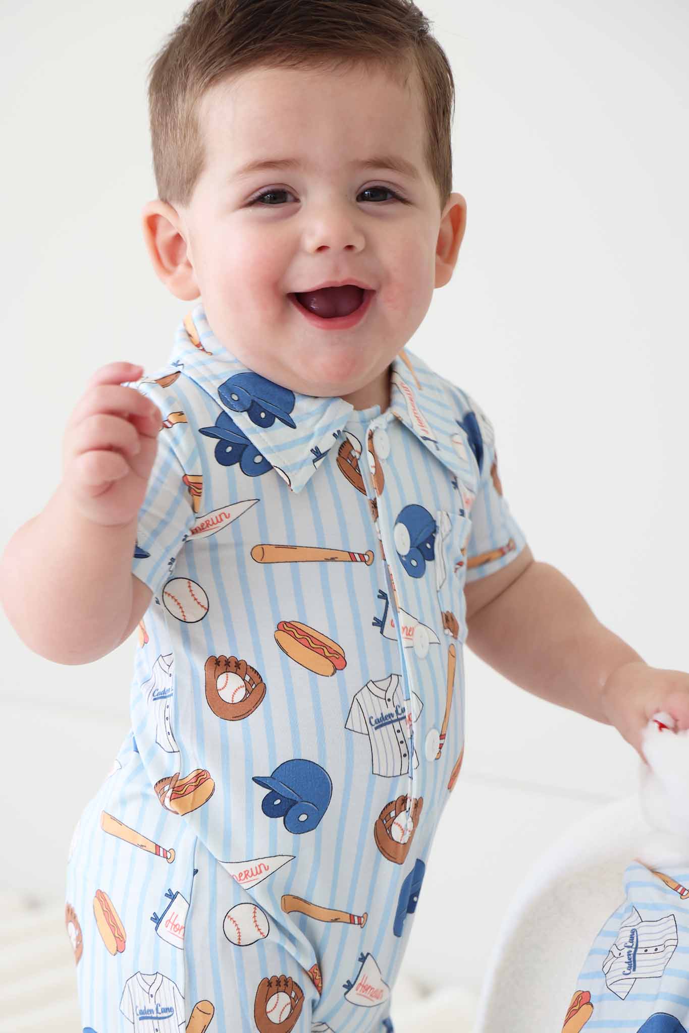 Ballpark Bros Button Romper - Image 6