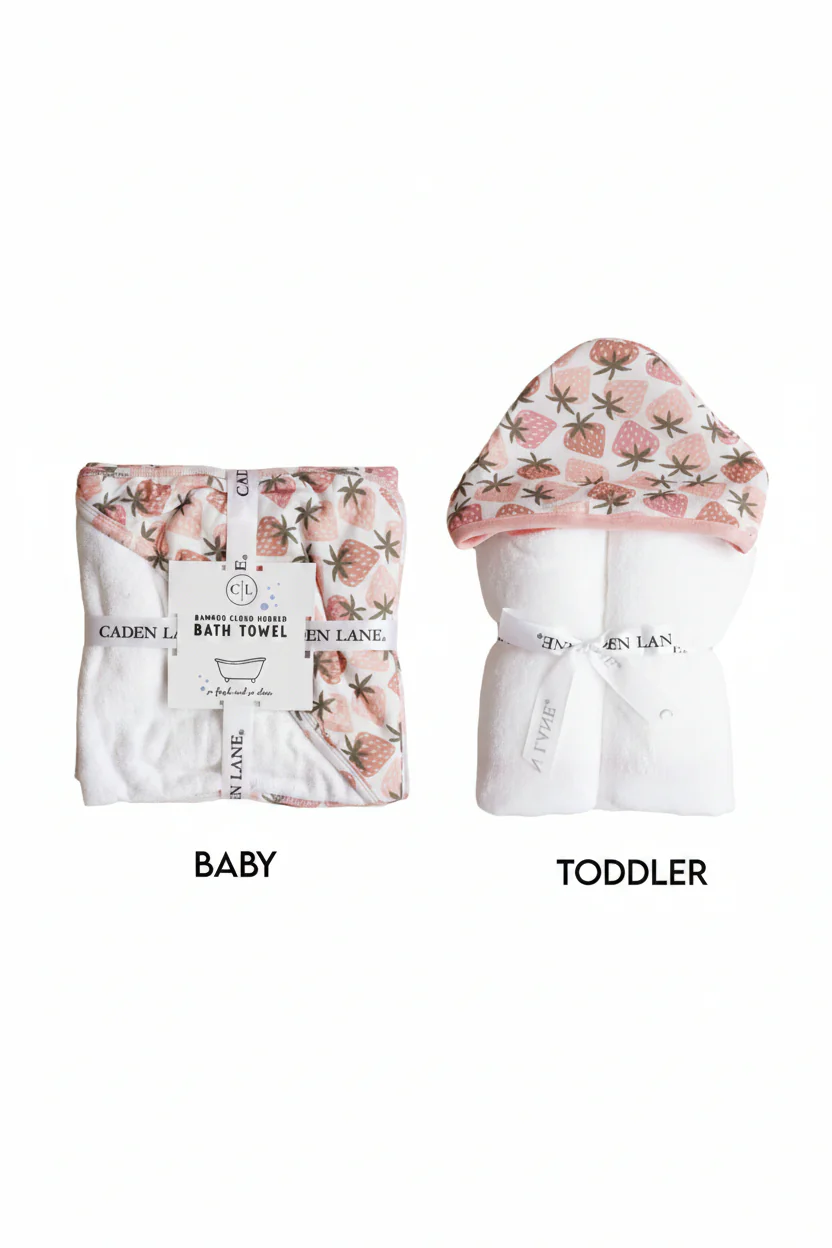Bamboo Hooded Towel | Berry Happy - Image 2