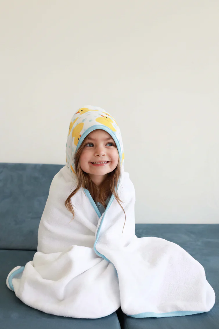 Bamboo Hooded Towel | Rubber Ducks - Image 6