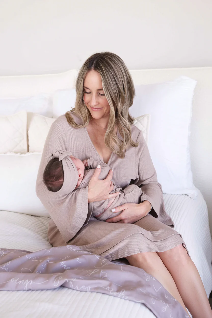 Bamboo Knit Maternity Robe | Solids - Image 11