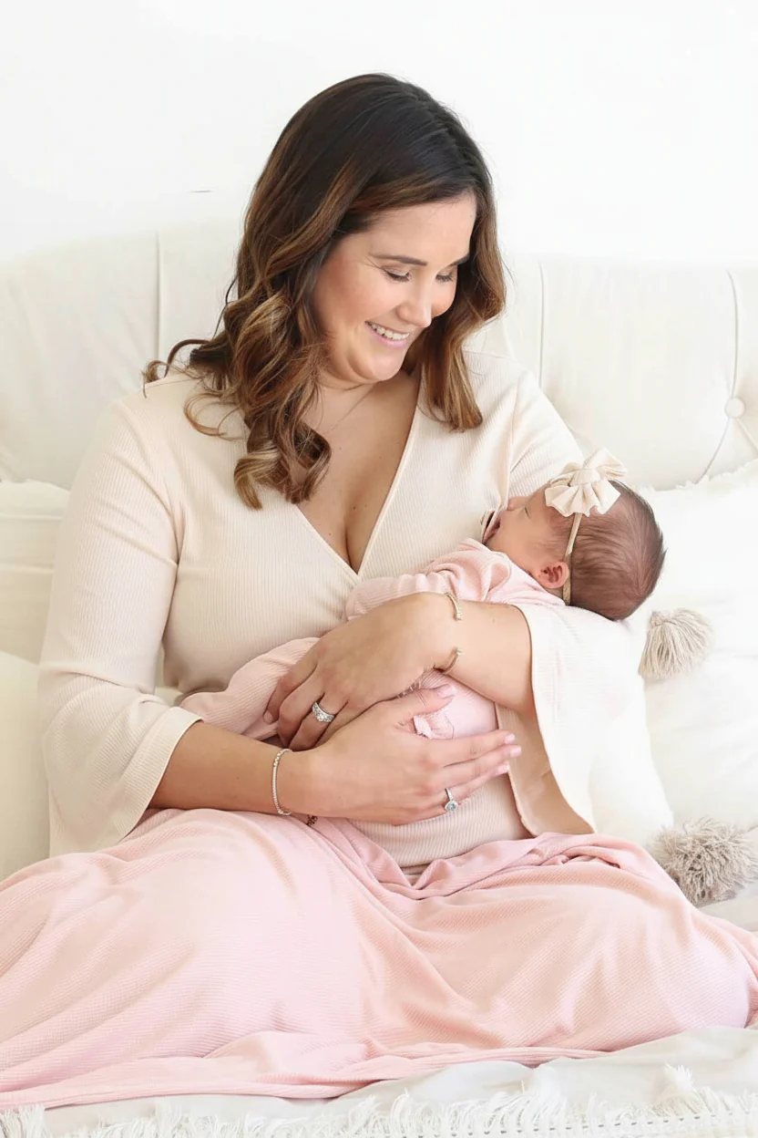 Bamboo Knit Maternity Robe | Solids - Image 6