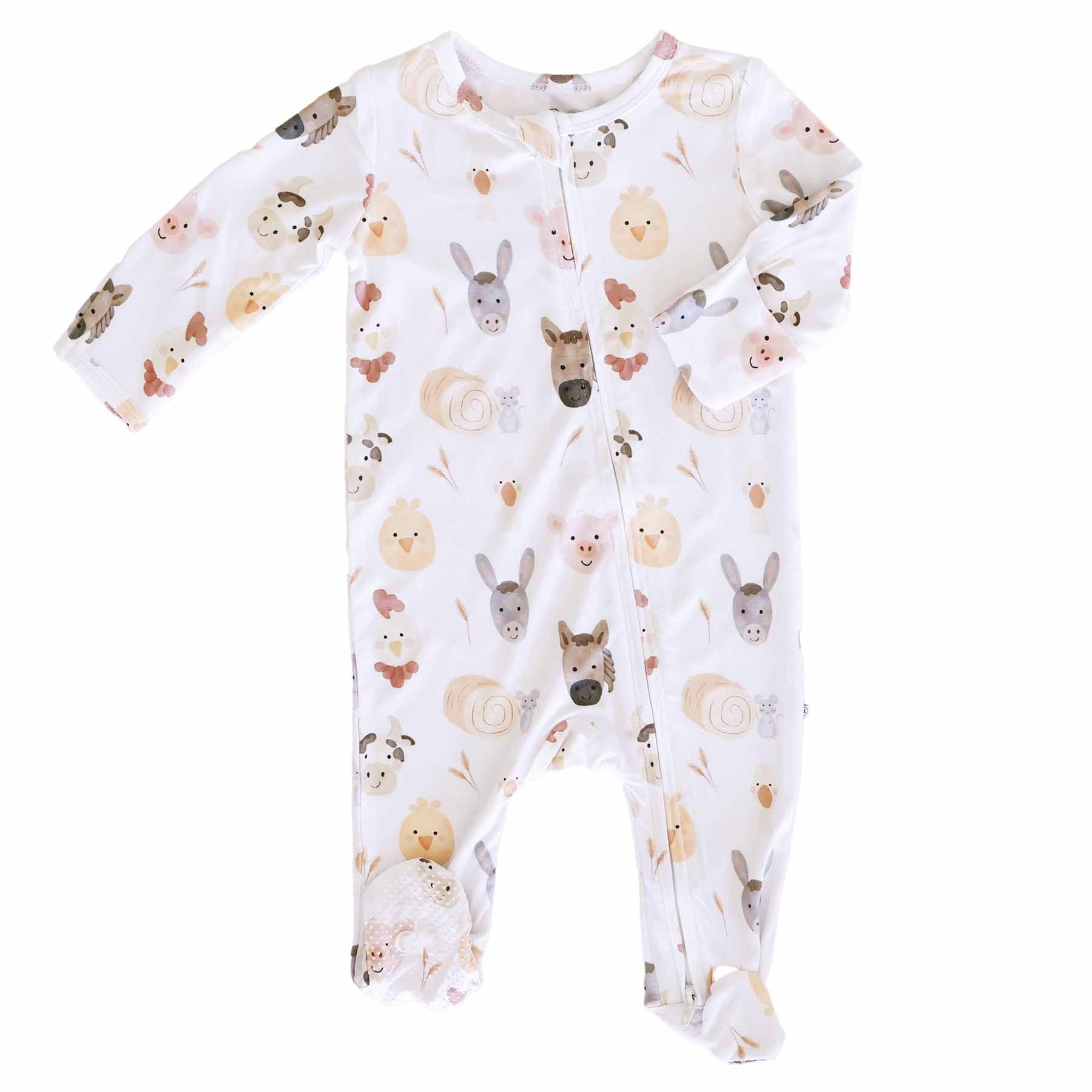 Barnyard Buddies Zipper Footie - Image 2