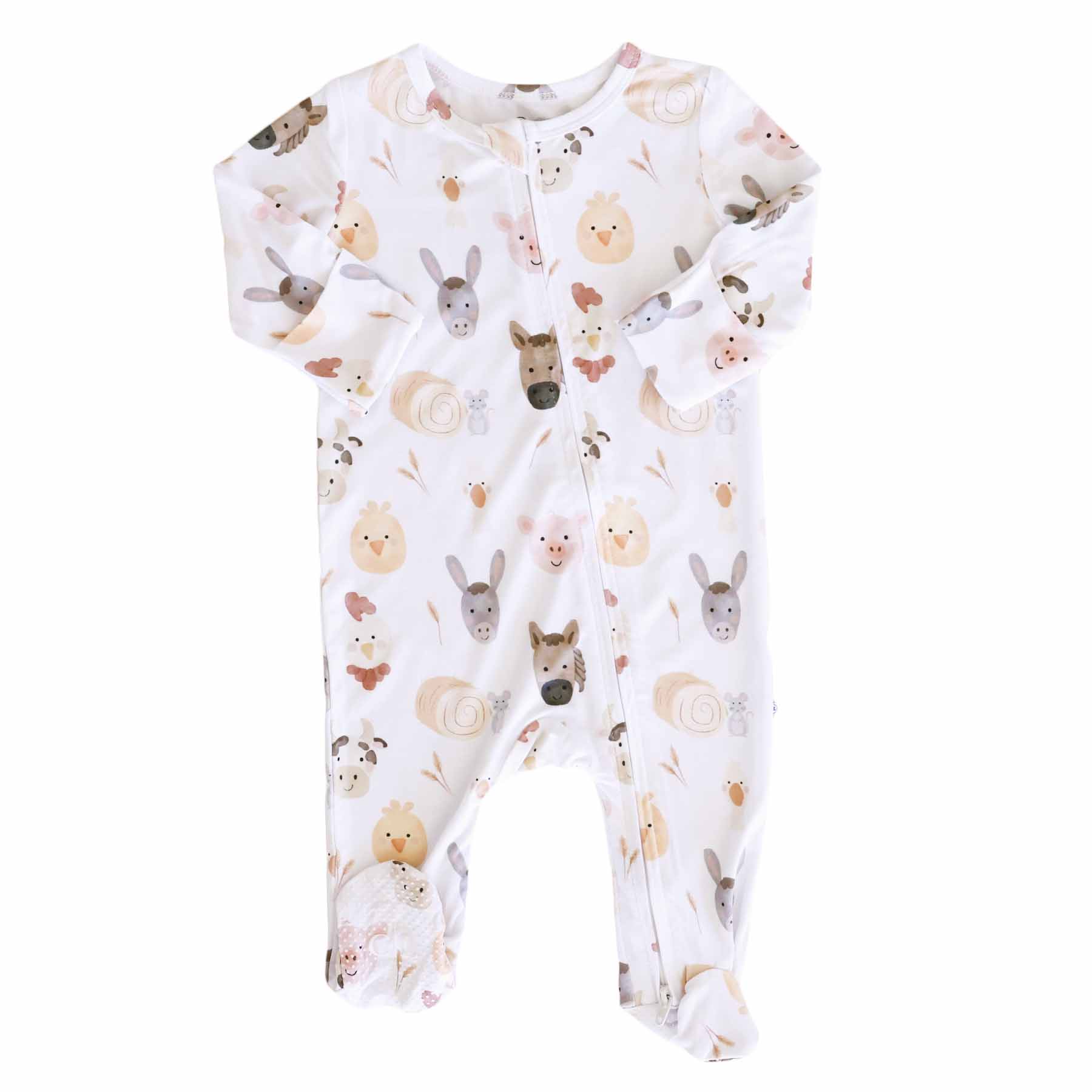 Barnyard Buddies Zipper Footie - Image 6