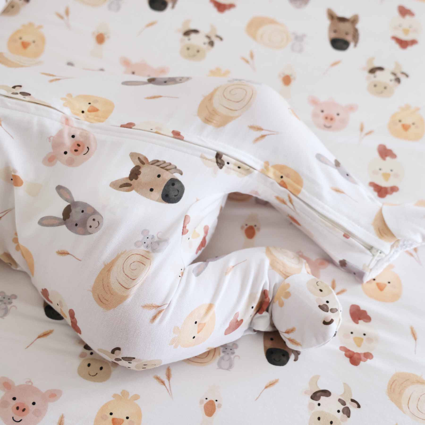 Barnyard Buddies Zipper Footie - Image 7
