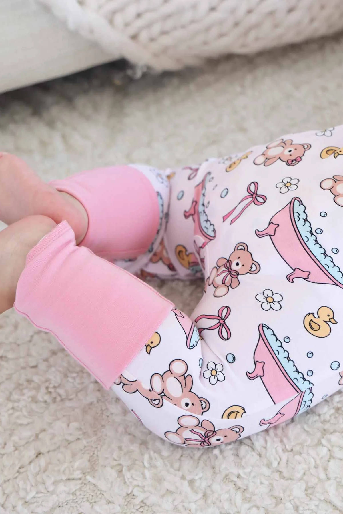 Bathtime Besties Convertible Zip Romper | Pink - Image 11