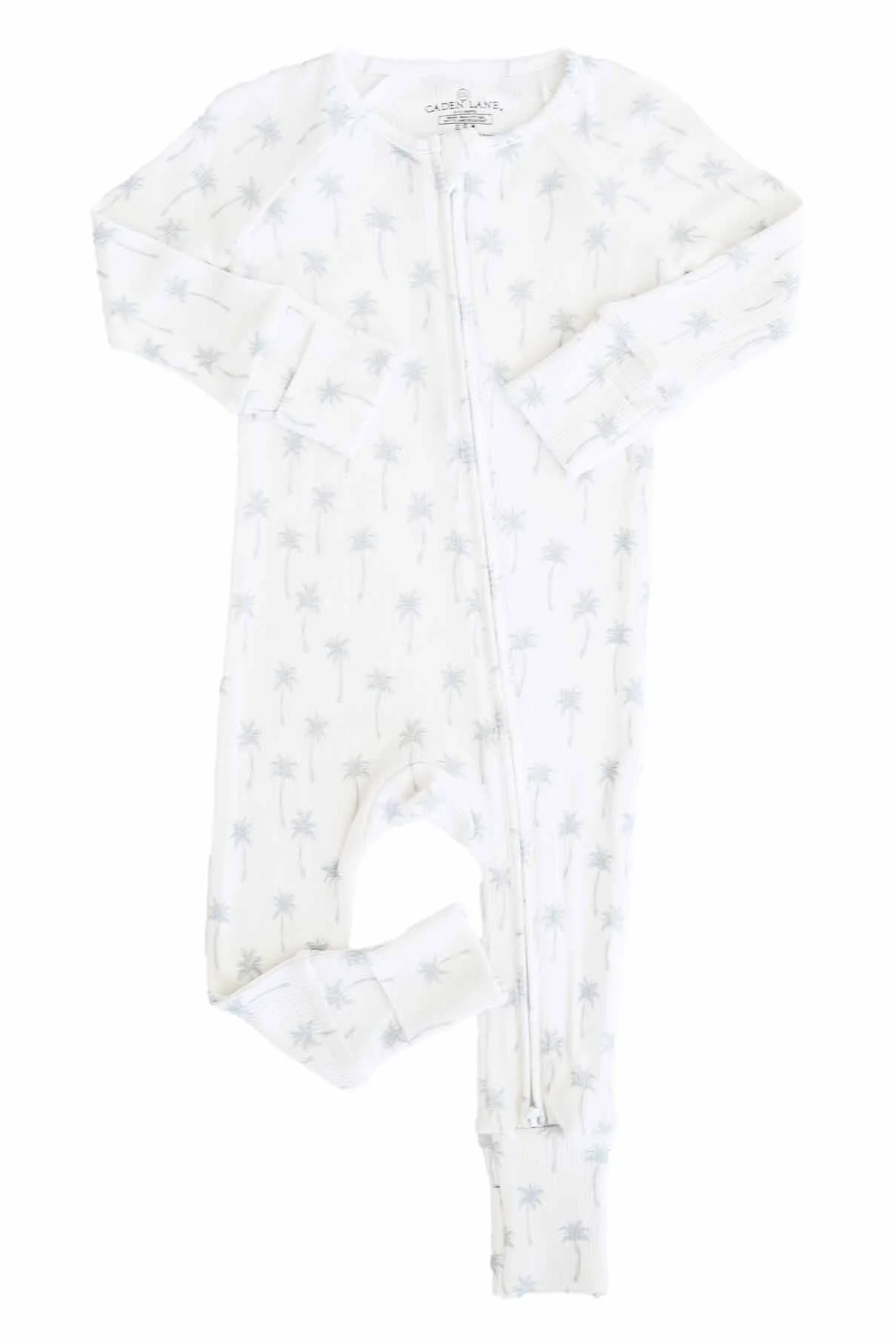 Beachy Bamboo Waffle Convertible Zip Rompers - Image 15