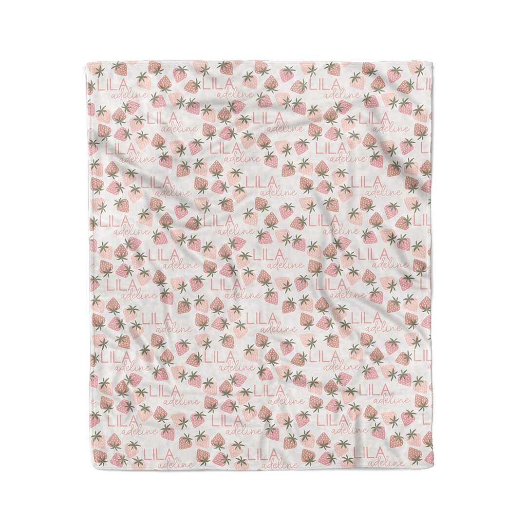 Berry Happy Personalized Kids Blanket - Image 4