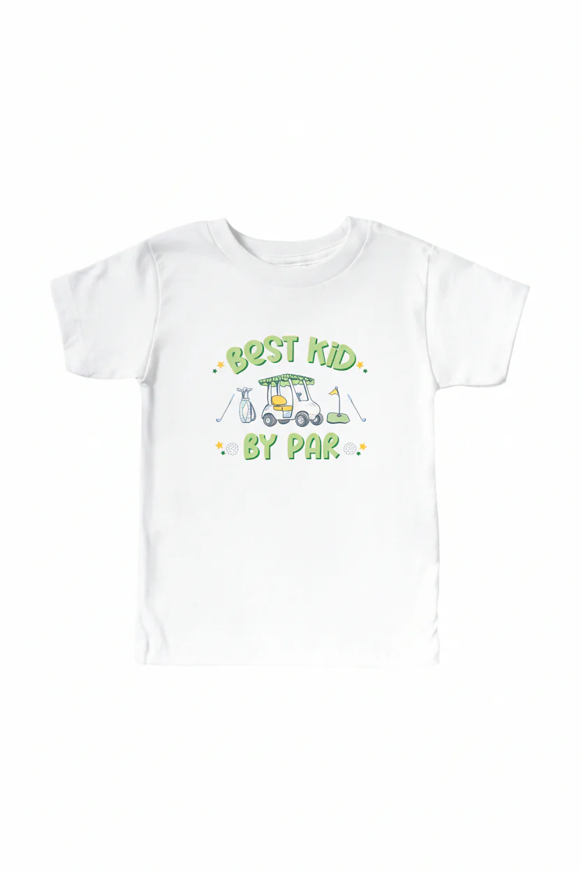 Best Kid By Par Kids Graphic Tee | White - Image 2