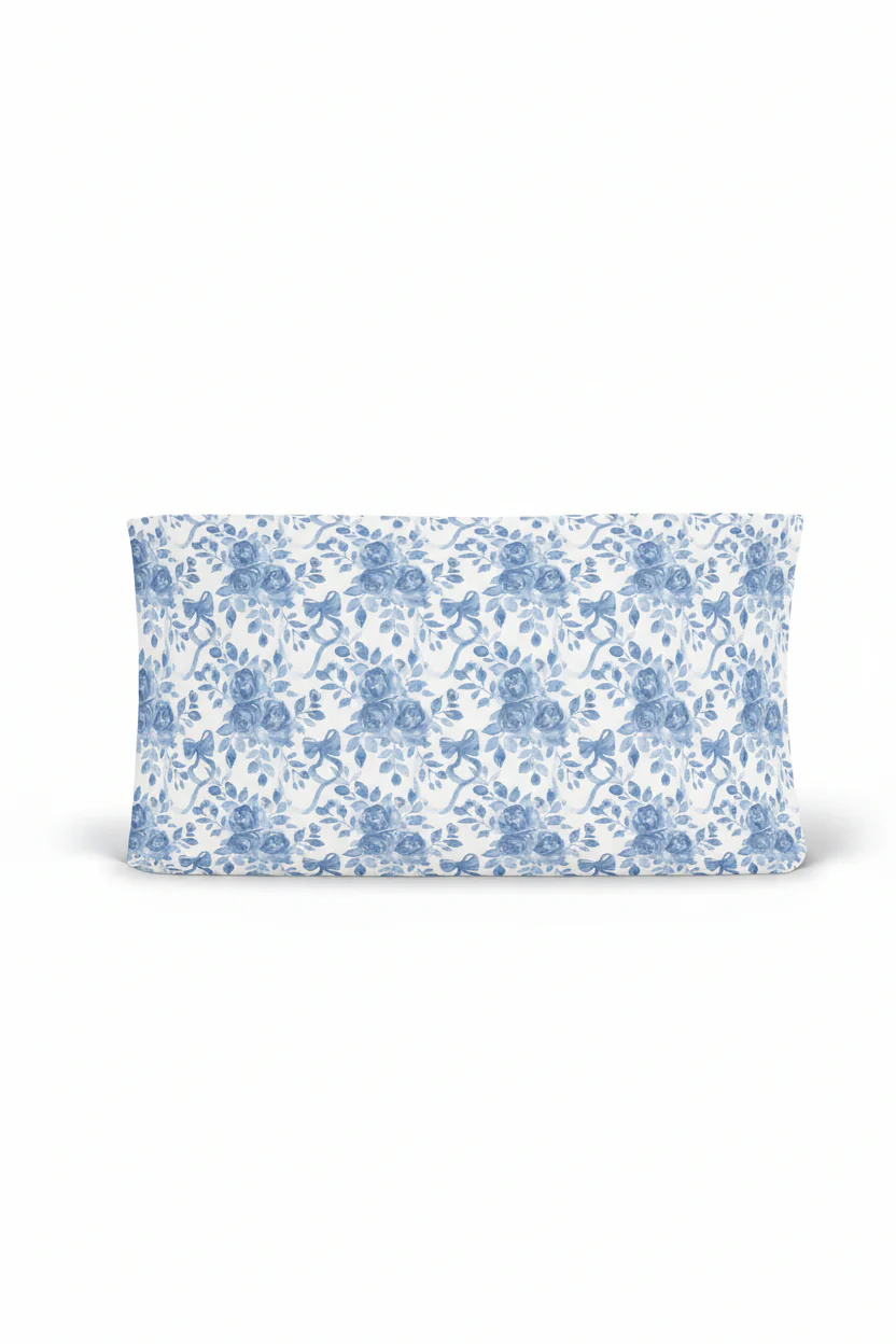 Betsy's Blooms Changing Pad Cover