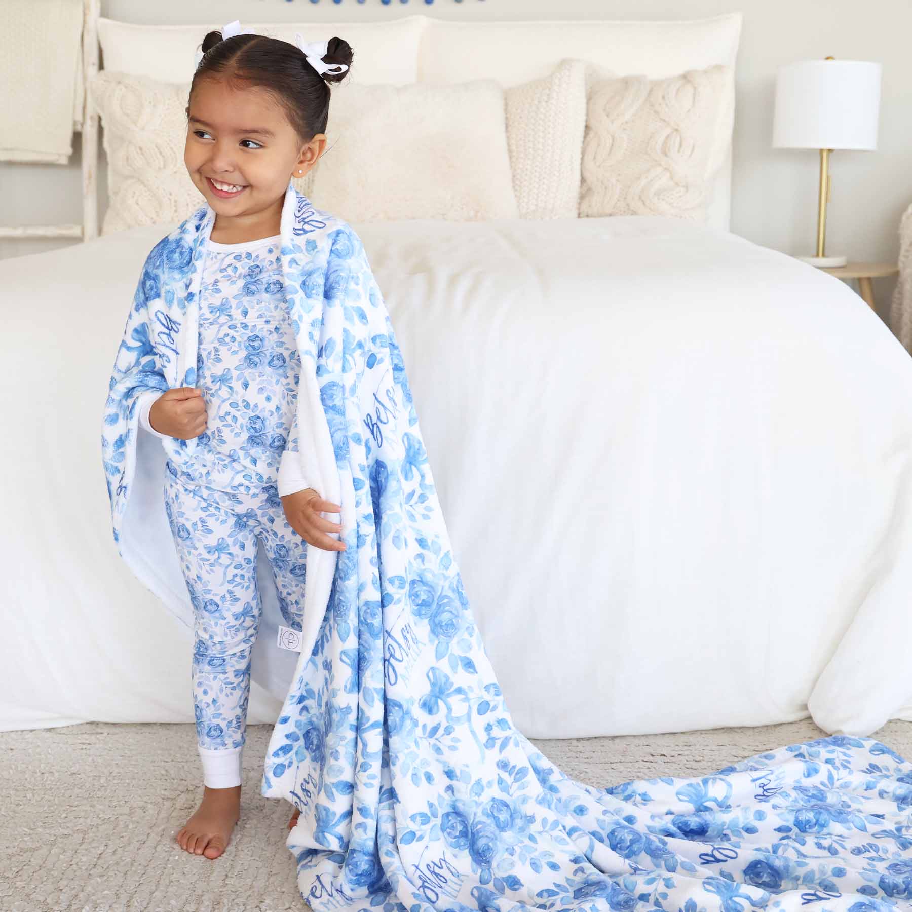 Betsy's Blooms Personalized Kids Blanket - Image 7
