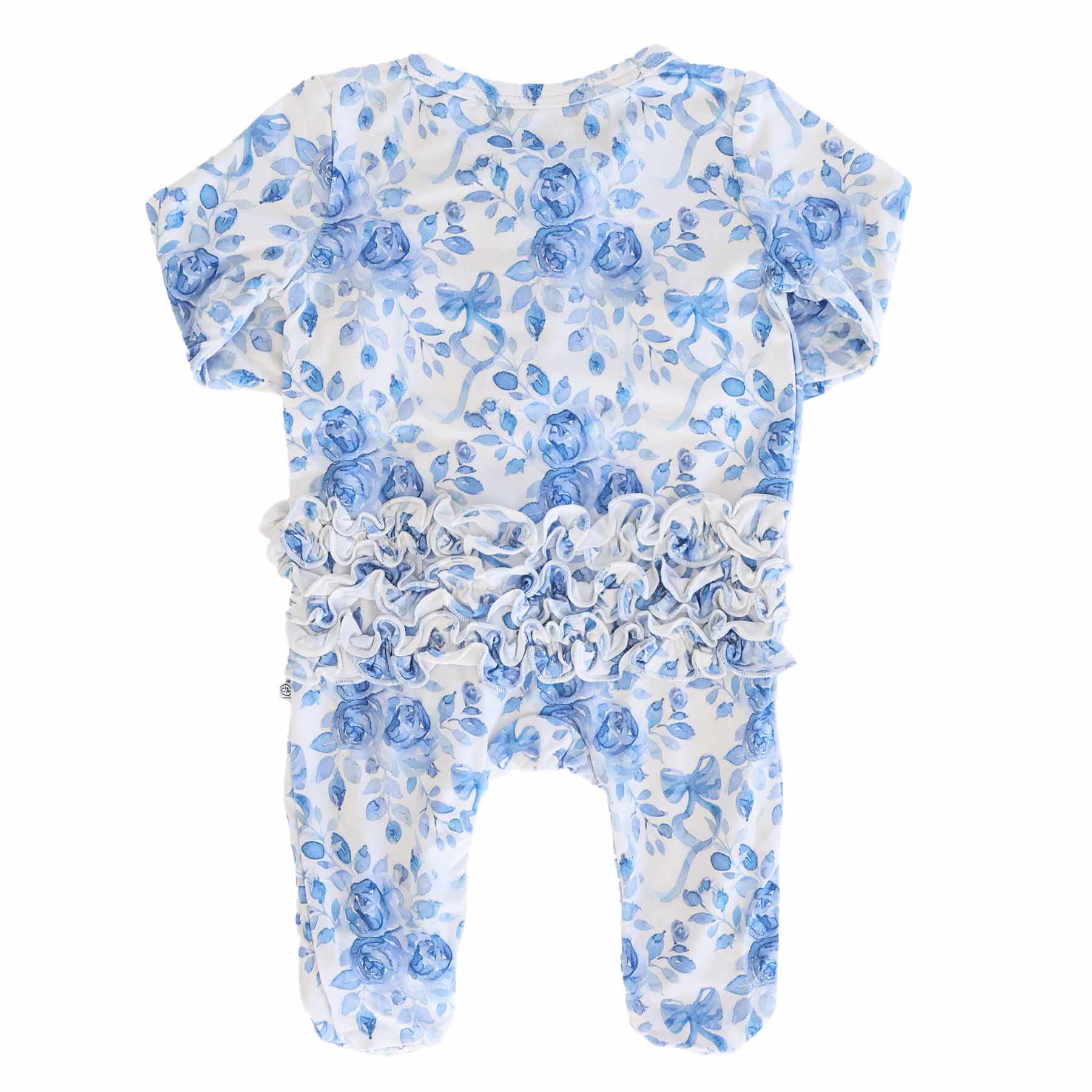 Betsy's Blooms Ruffle Zipper Footie - Image 7