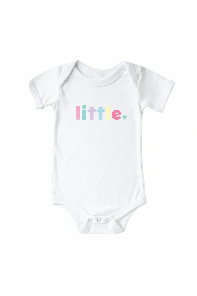 Big, Middle, Little Graphic Tee | White - Image 6