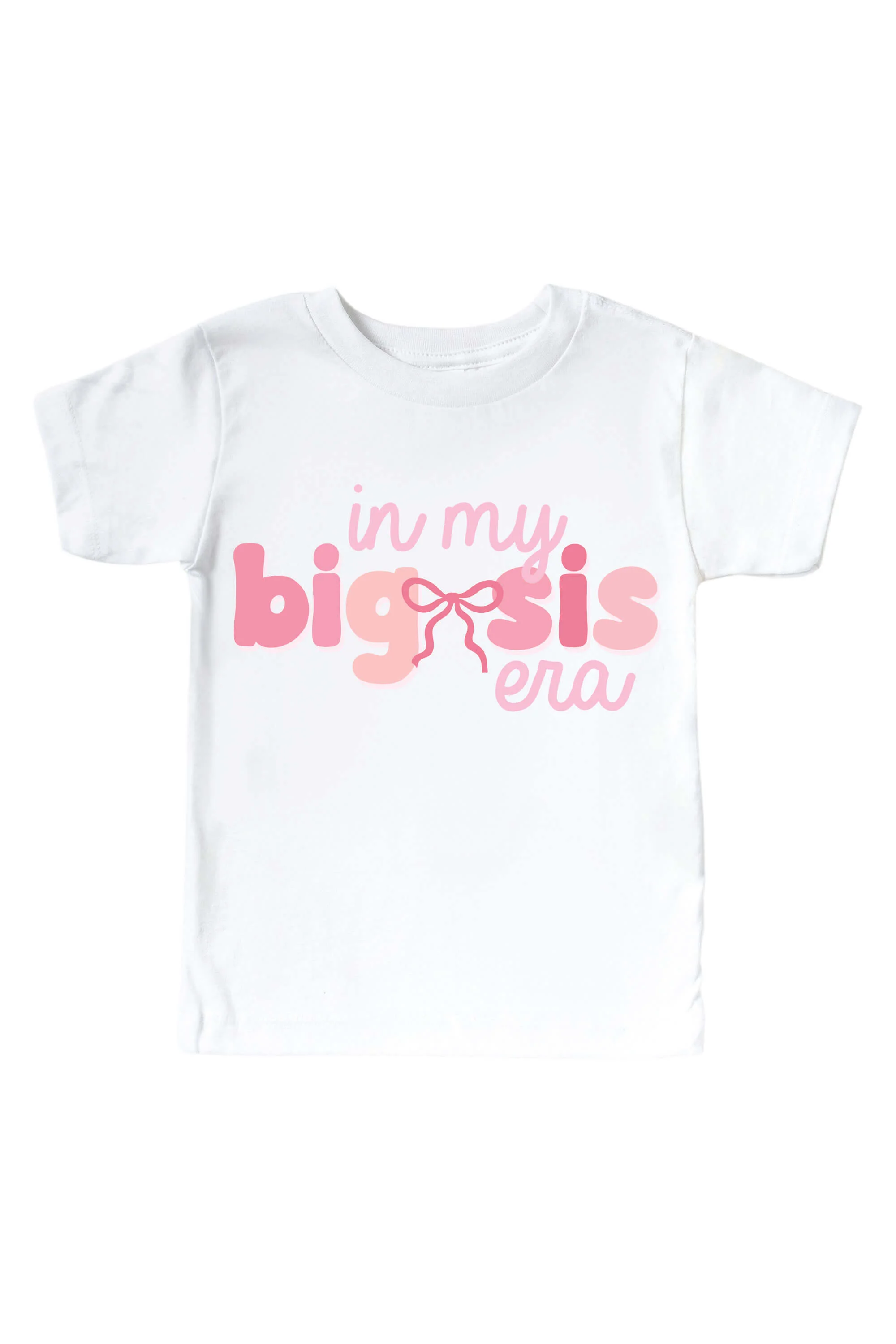 Big Sis Era Kids Graphic Tee | White