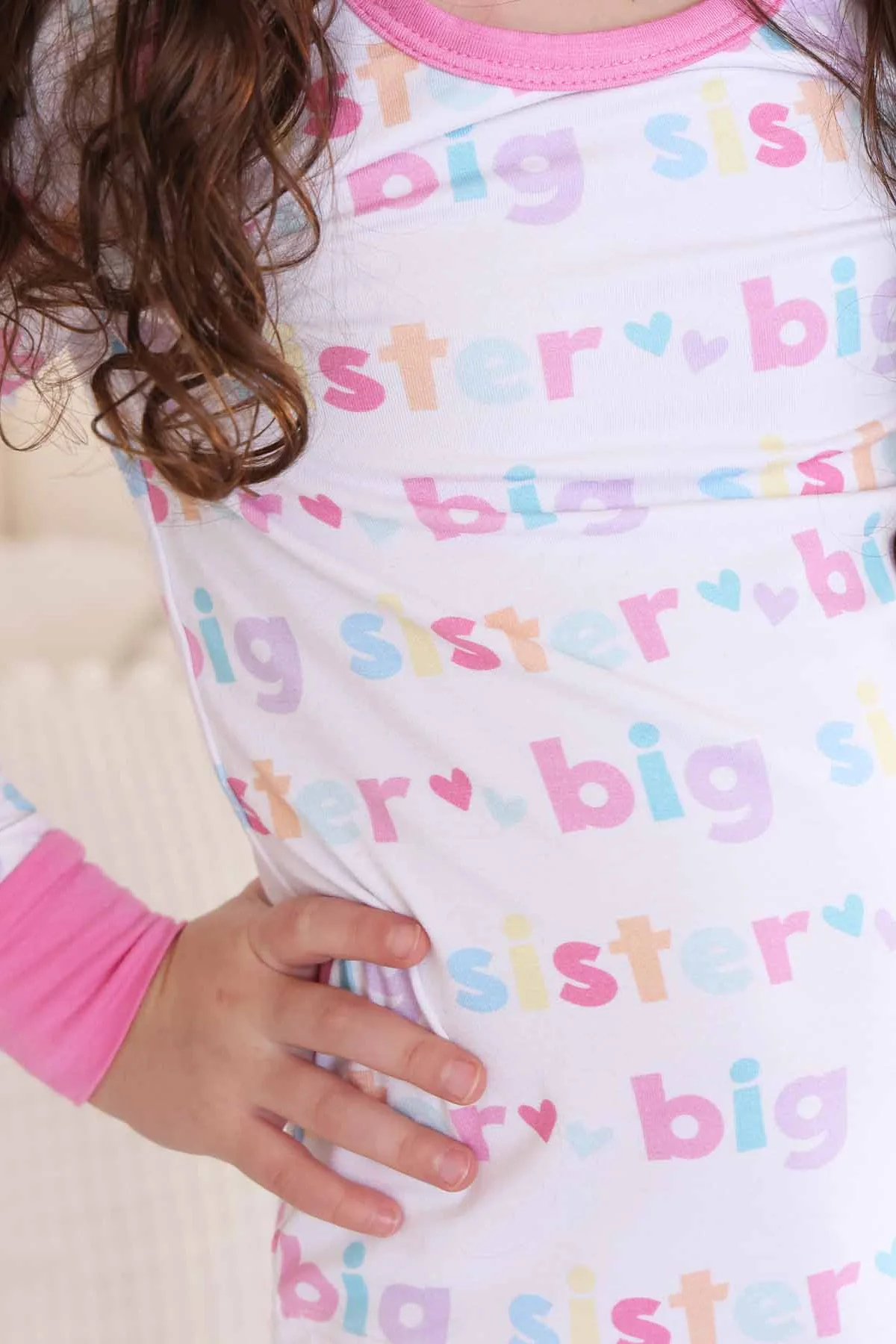 Big Sister Two Piece Pajama Set - Image 4