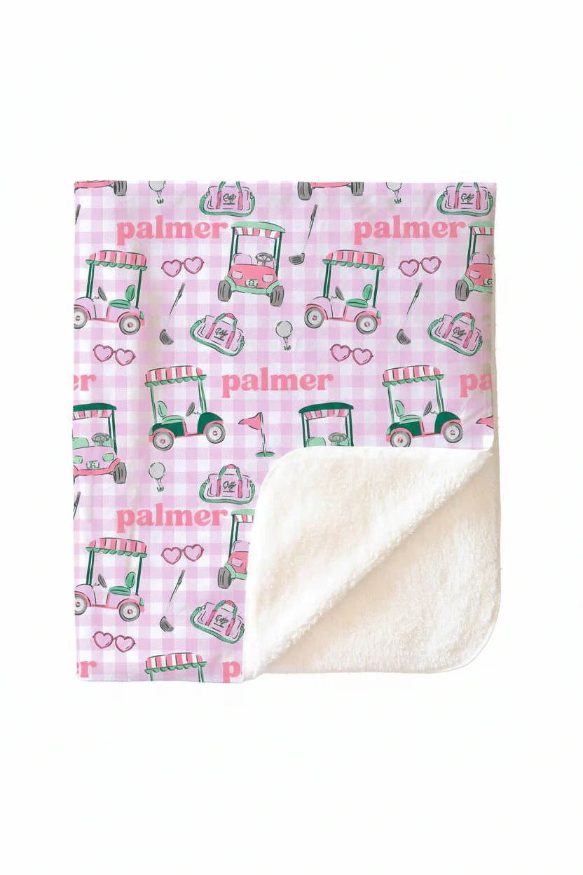Birdie Babes Personalized Kids Blanket | Pink - Image 7