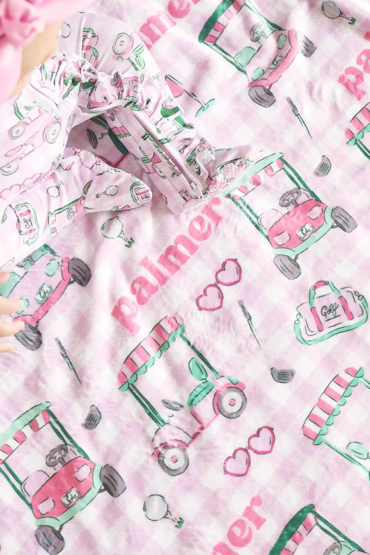 Birdie Babes Personalized Kids Blanket | Pink - Image 8