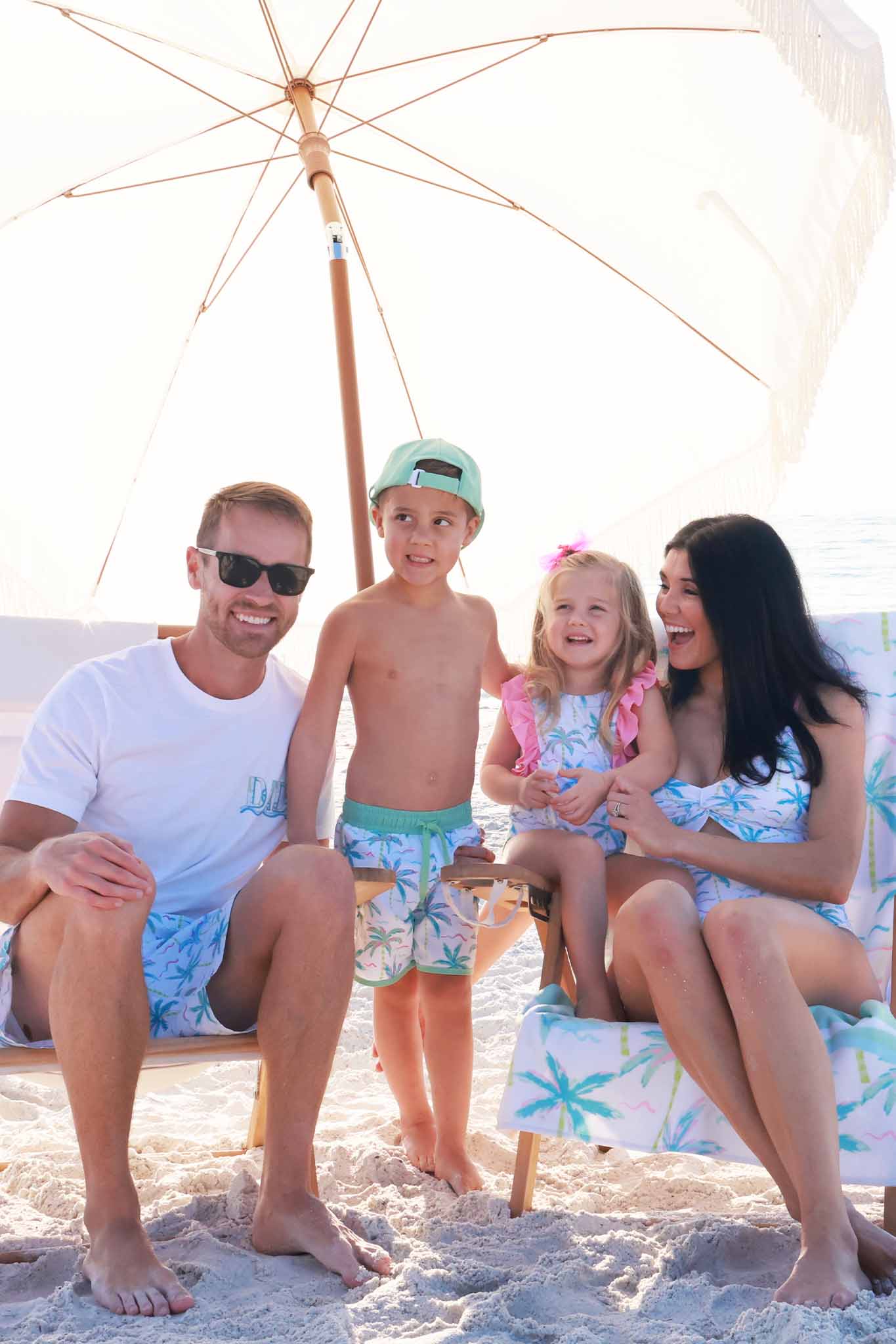 Blue Lagoon Dad Graphic Tee | White - Image 5