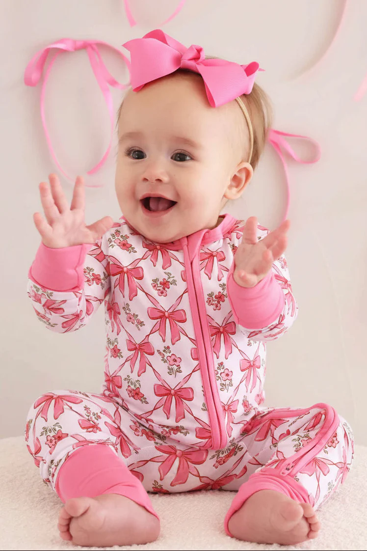 Bow Besties Convertible Zip Romper