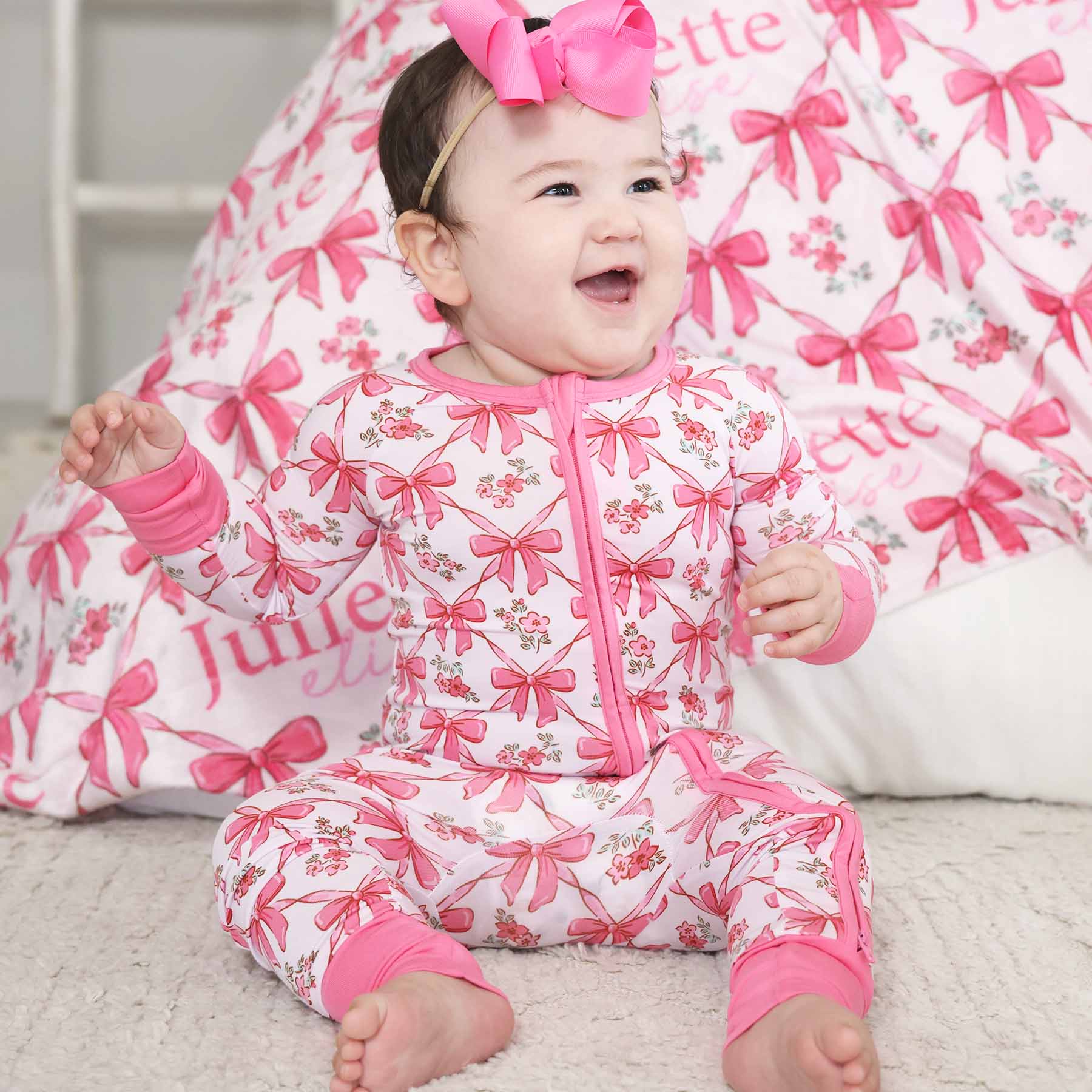 Bow Besties Convertible Zip Romper - Image 10