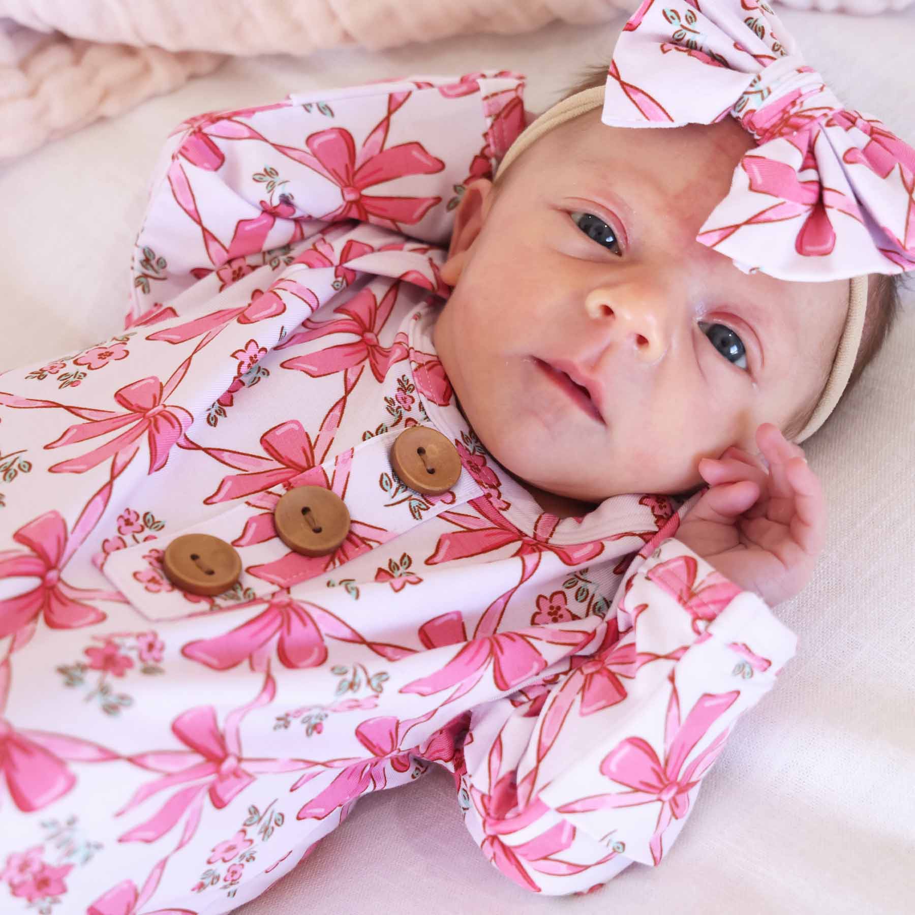 Bow Besties Knit Bow Headband - Image 3