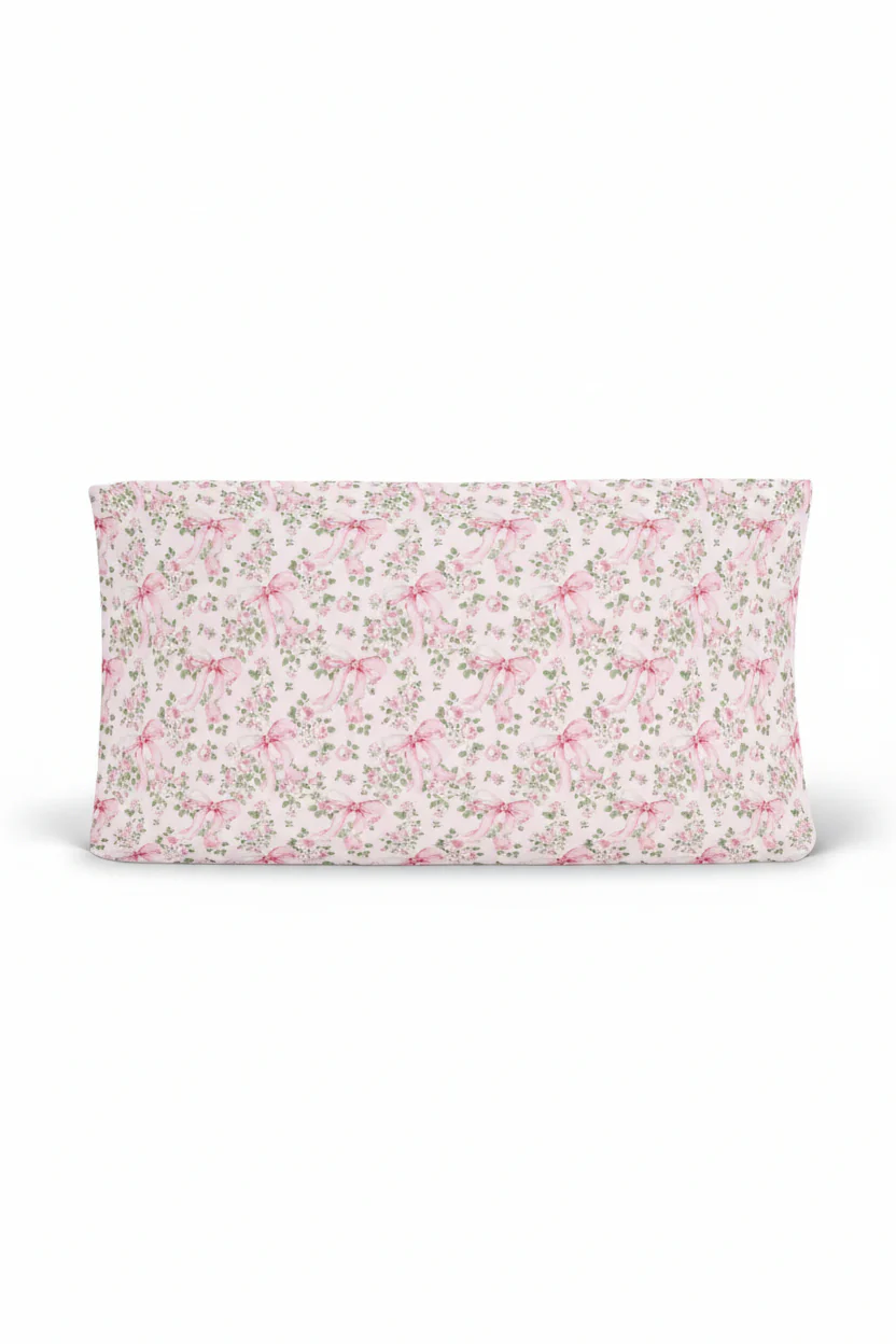 Bows in Bloom Changing Pad Cover