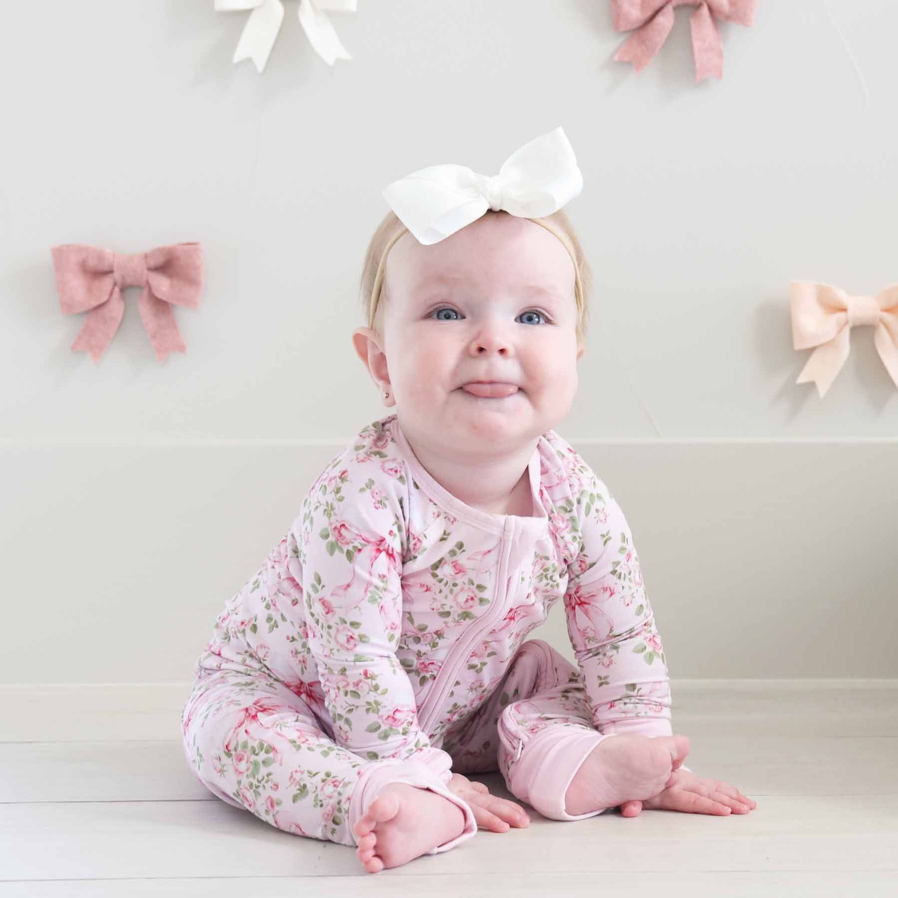 Bows in Bloom Convertible Zip Romper - Image 11