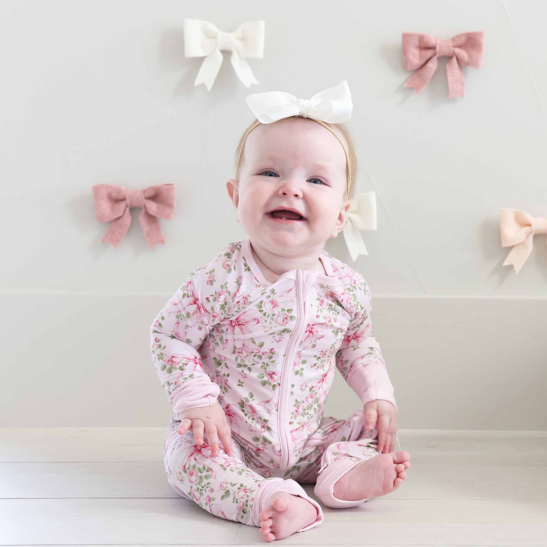 Bows in Bloom Convertible Zip Romper - Image 5