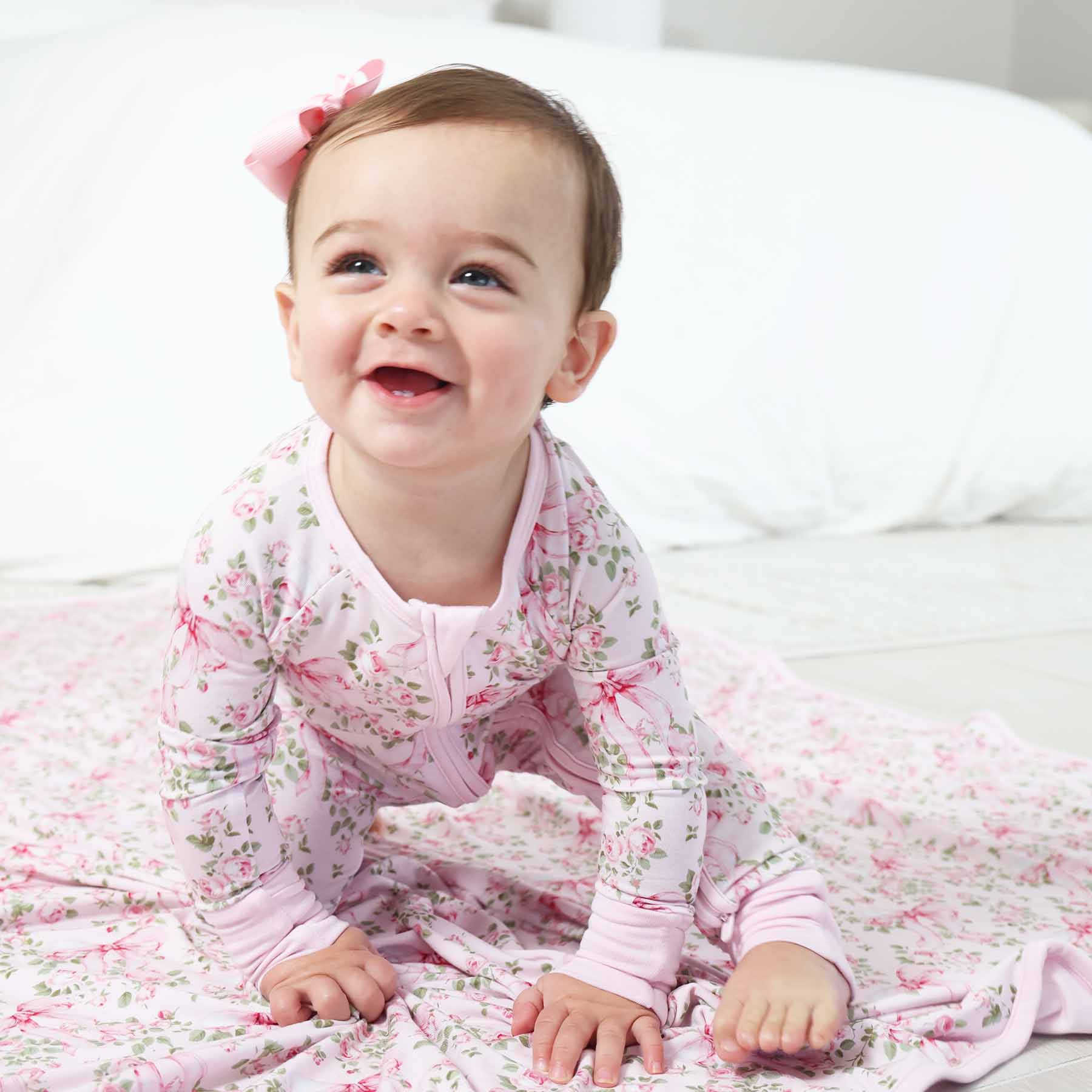 Bows in Bloom Convertible Zip Romper - Image 8