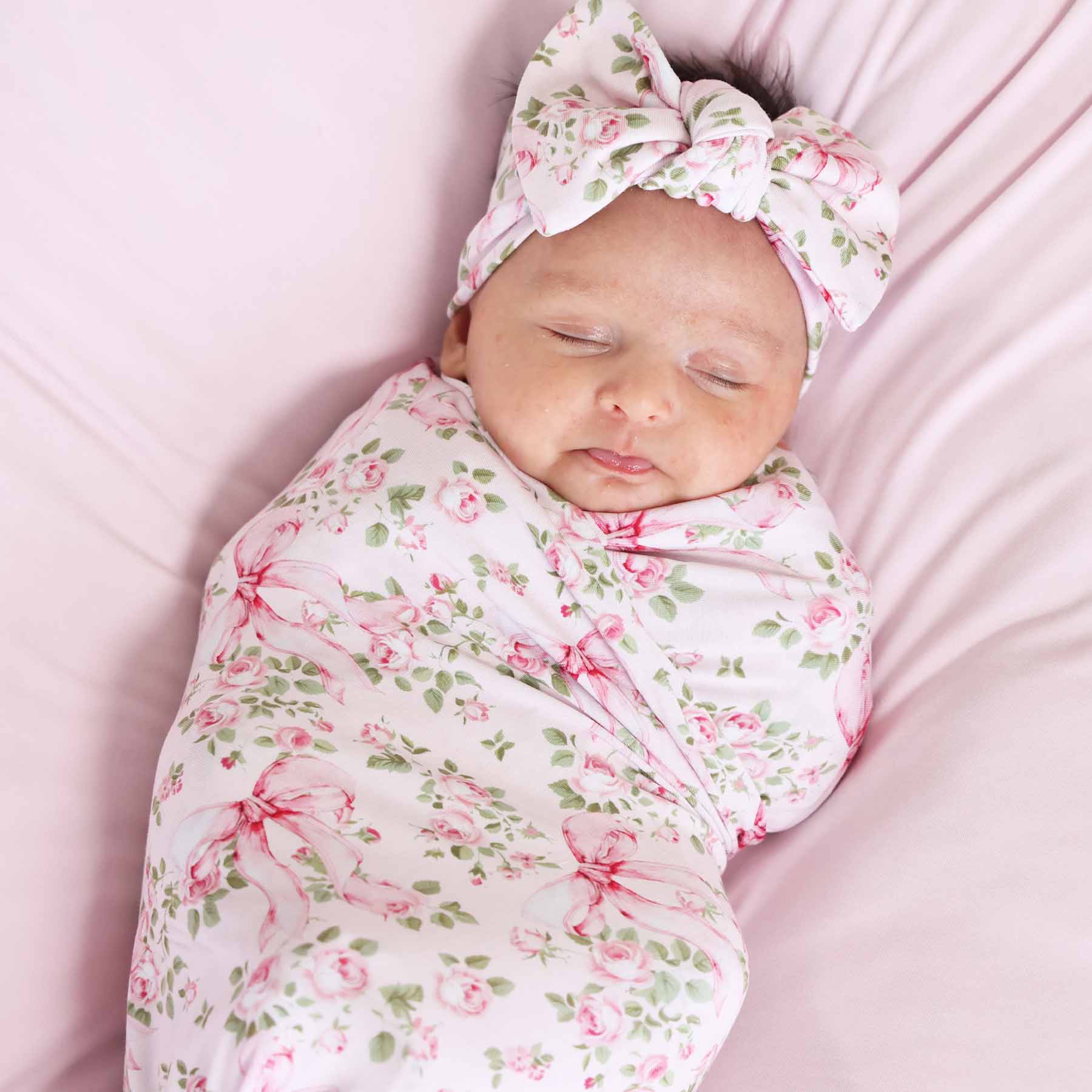 Bows in Bloom Knit Large Bow Headwrap - Image 2
