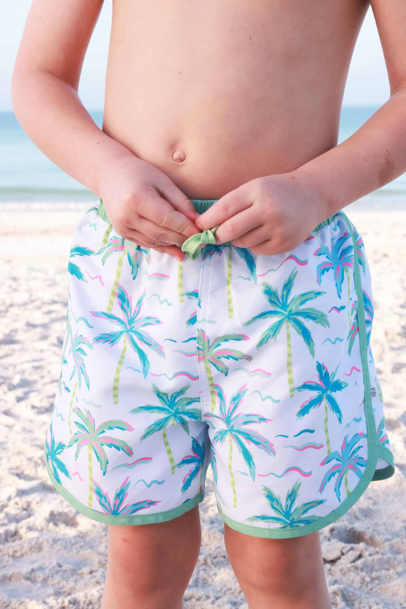 Boy's Swim Trunks | Blue Lagoon - Image 3