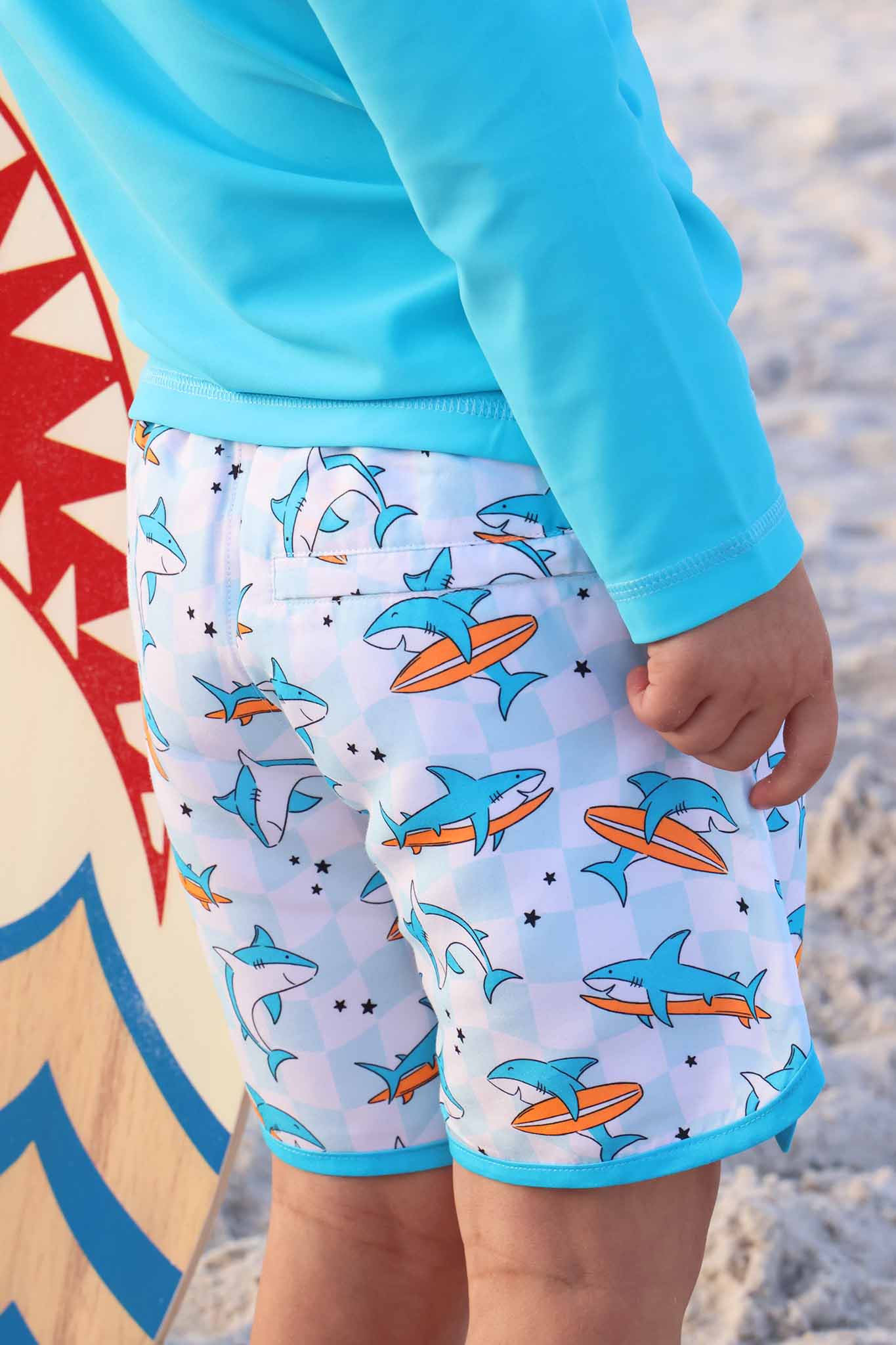 Boy's Swim Trunks | Totally Jawsome - Image 6