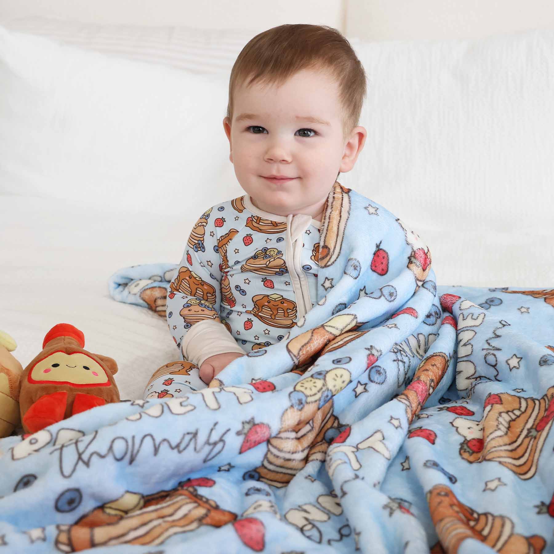 Brunch Buddies Personalized Kids Blanket - Image 7