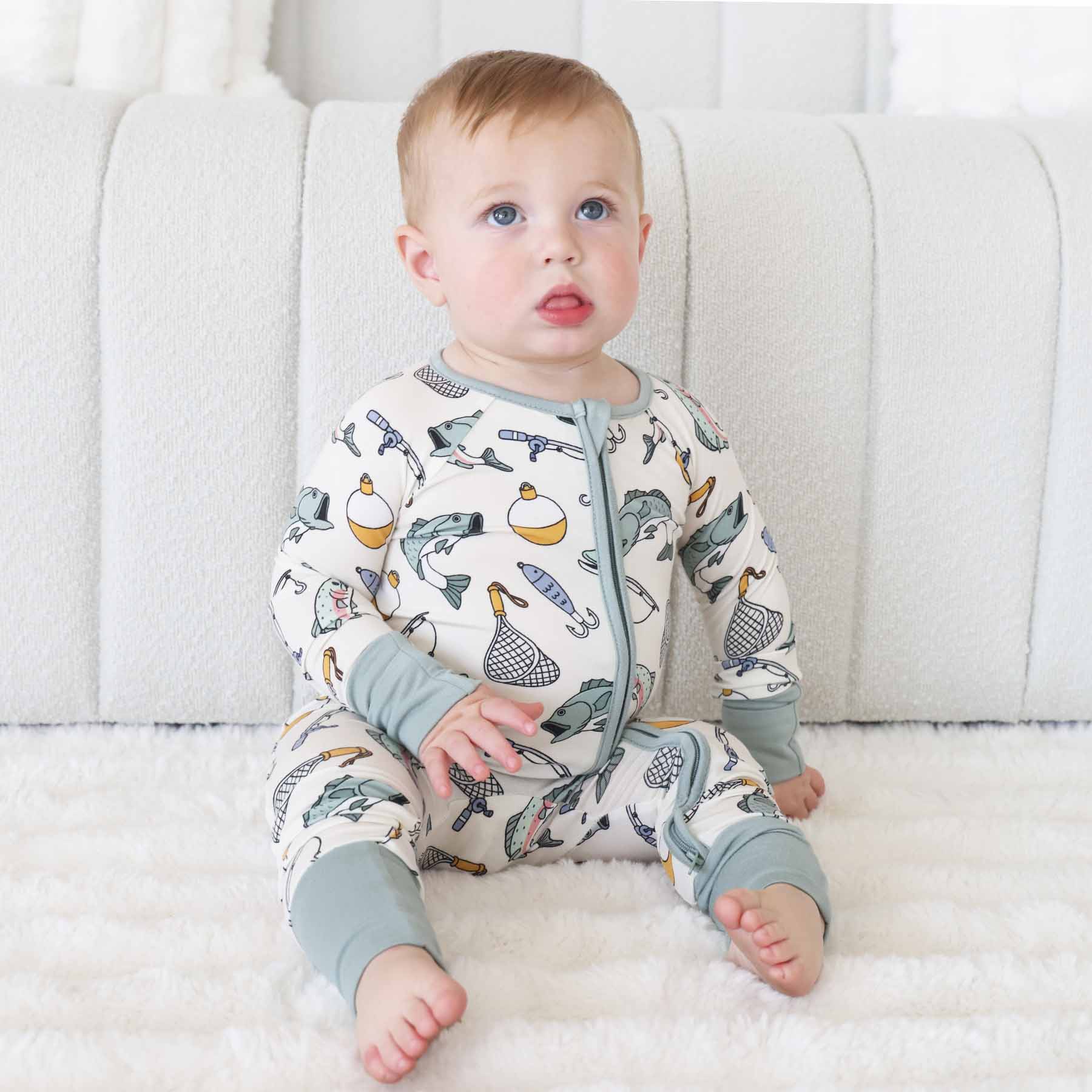 Catch of the Day Convertible Zip Romper - Image 13