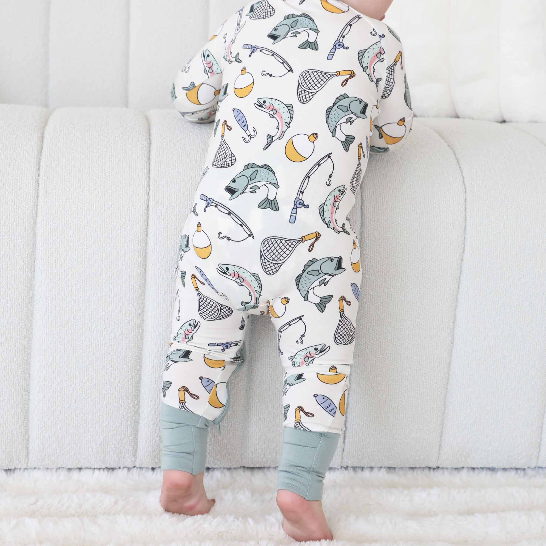 Catch of the Day Convertible Zip Romper - Image 4