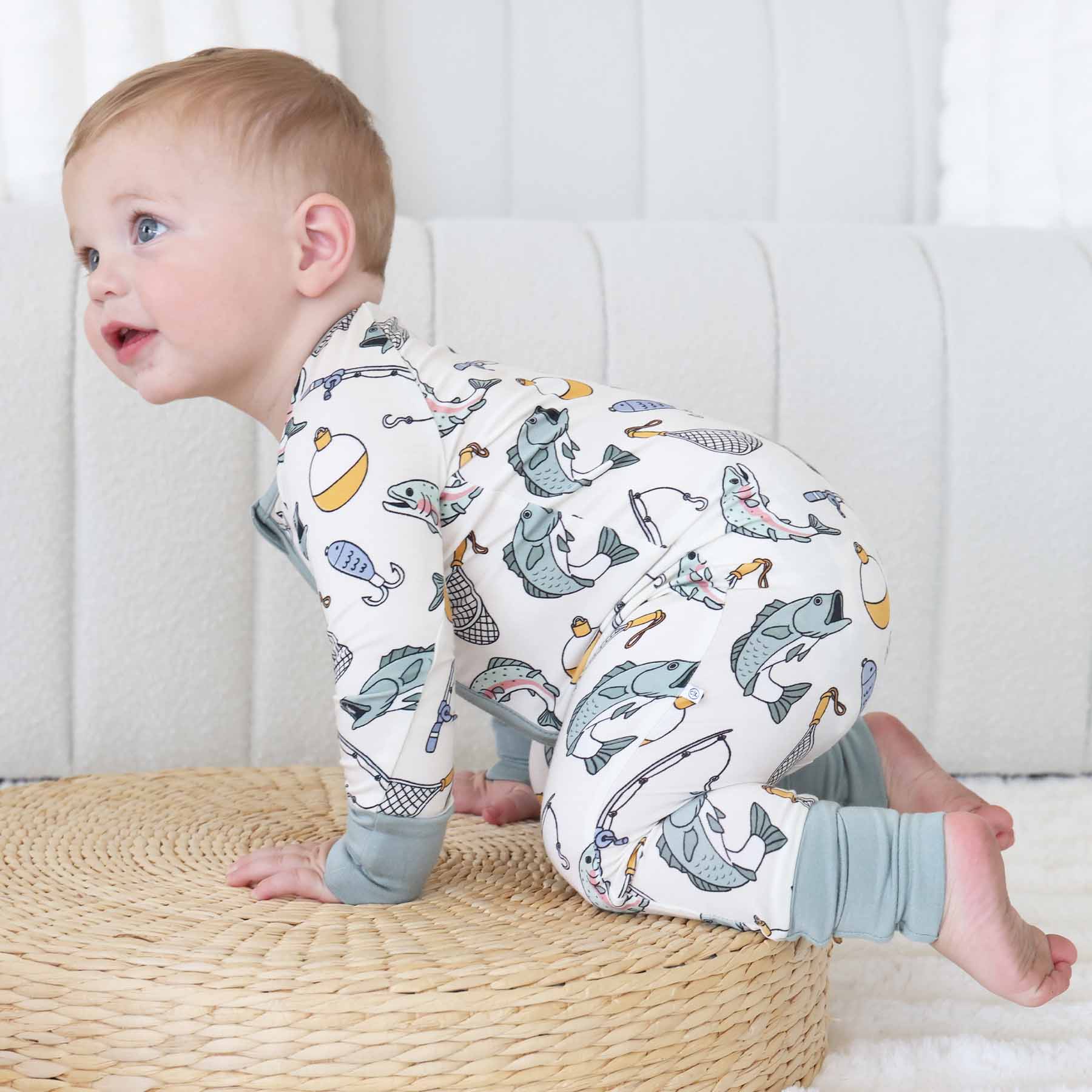 Catch of the Day Convertible Zip Romper - Image 5