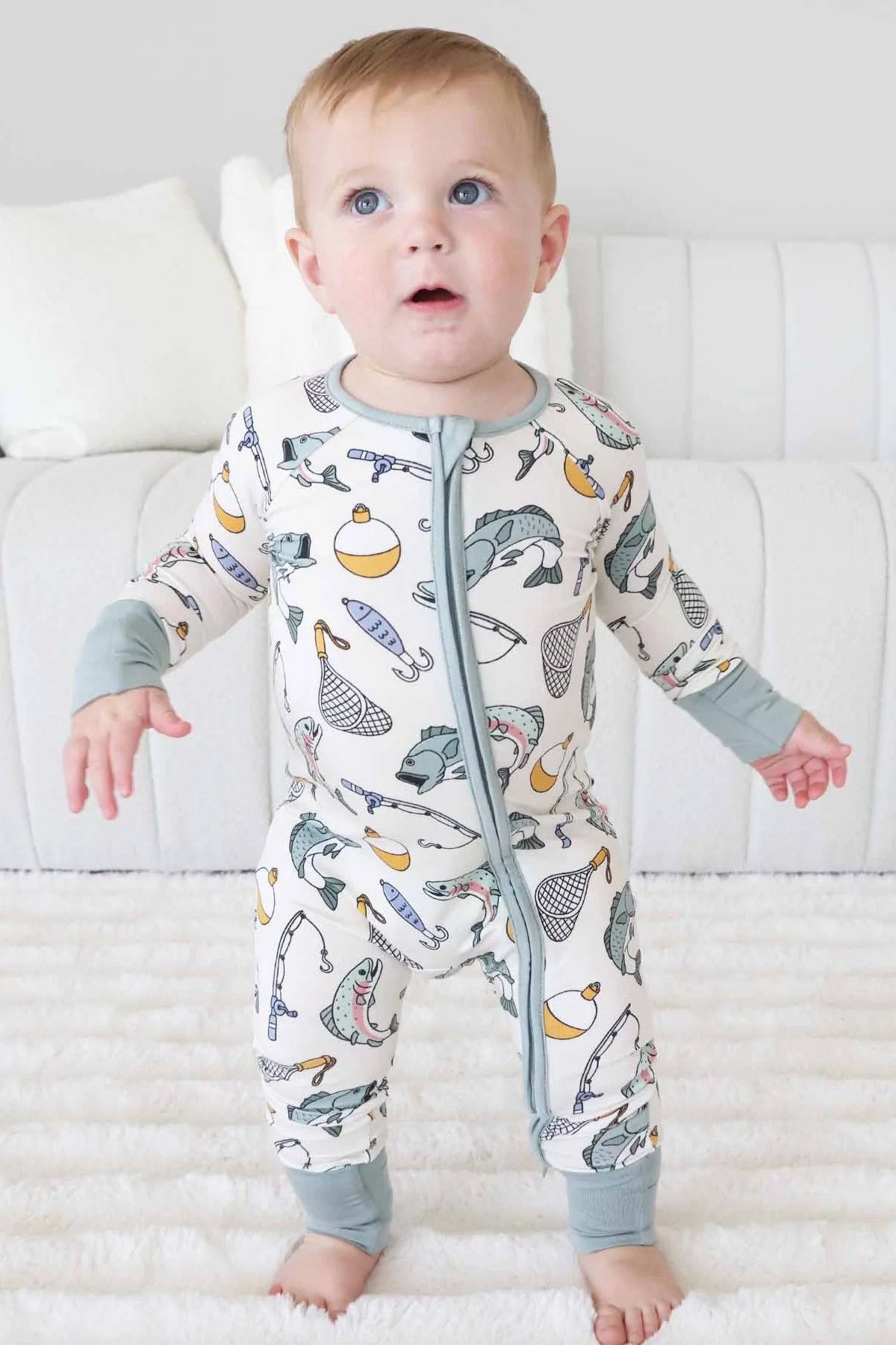 Catch of the Day Convertible Zip Romper - Image 7