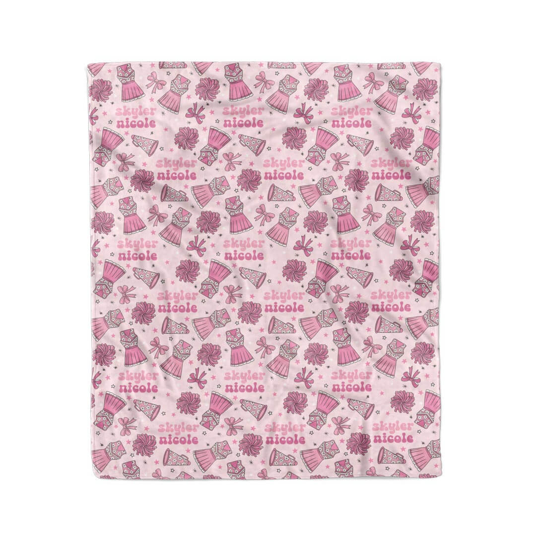 Cheer Squad Personalized Kids Blanket - Image 2