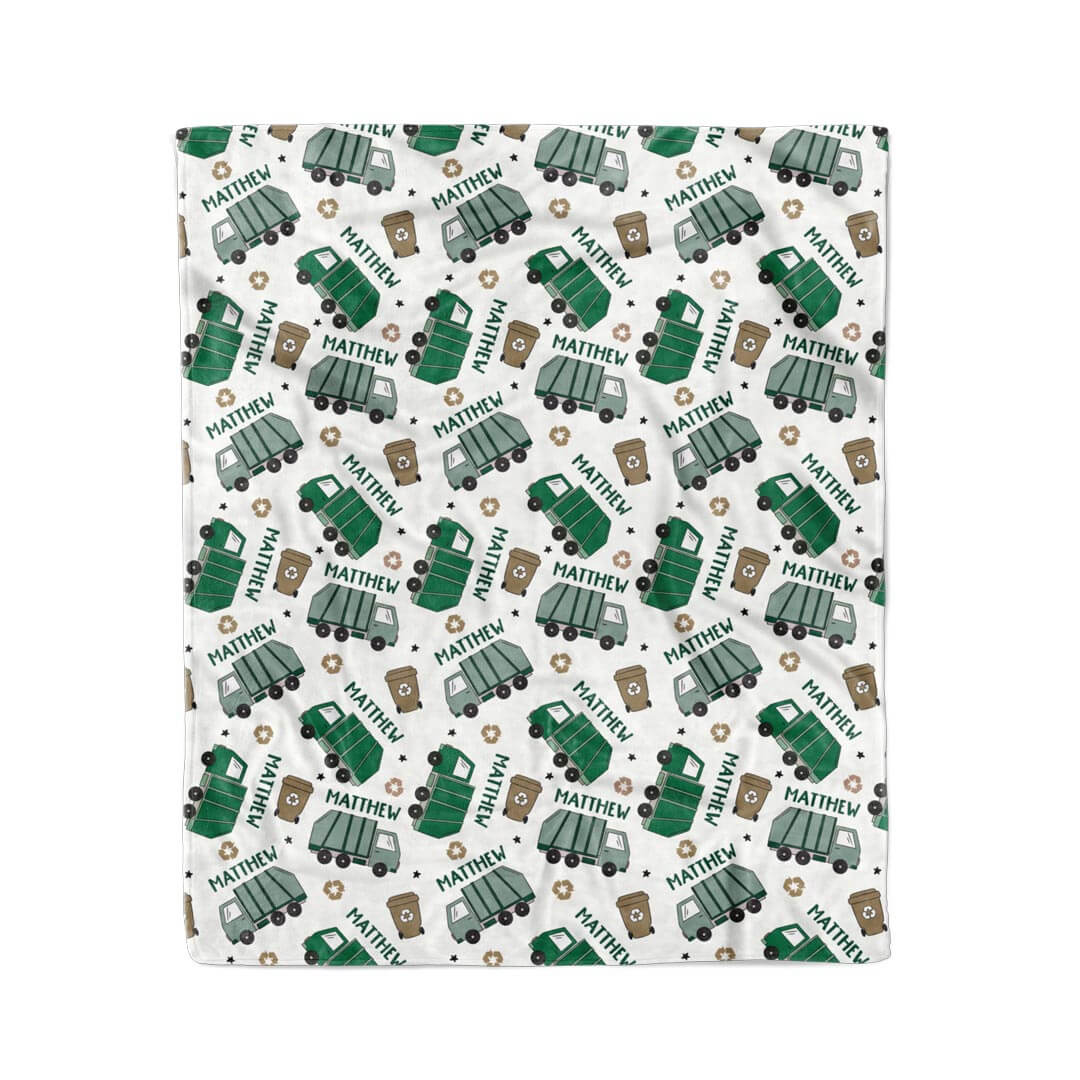 Clean Up Crew Personalized Kids Blanket - Image 3