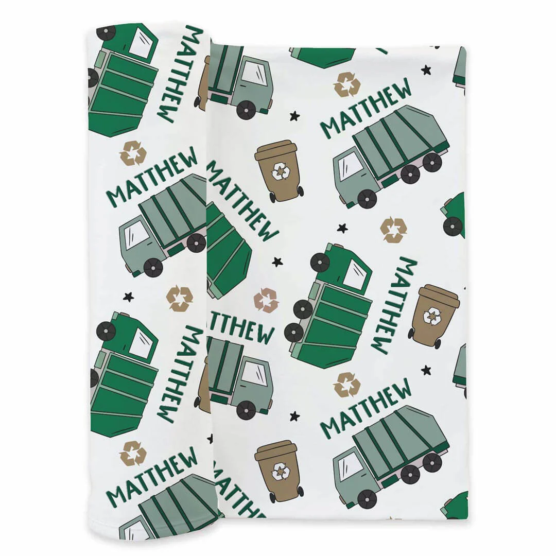 Clean Up Crew Personalized Swaddle Blanket - Image 2