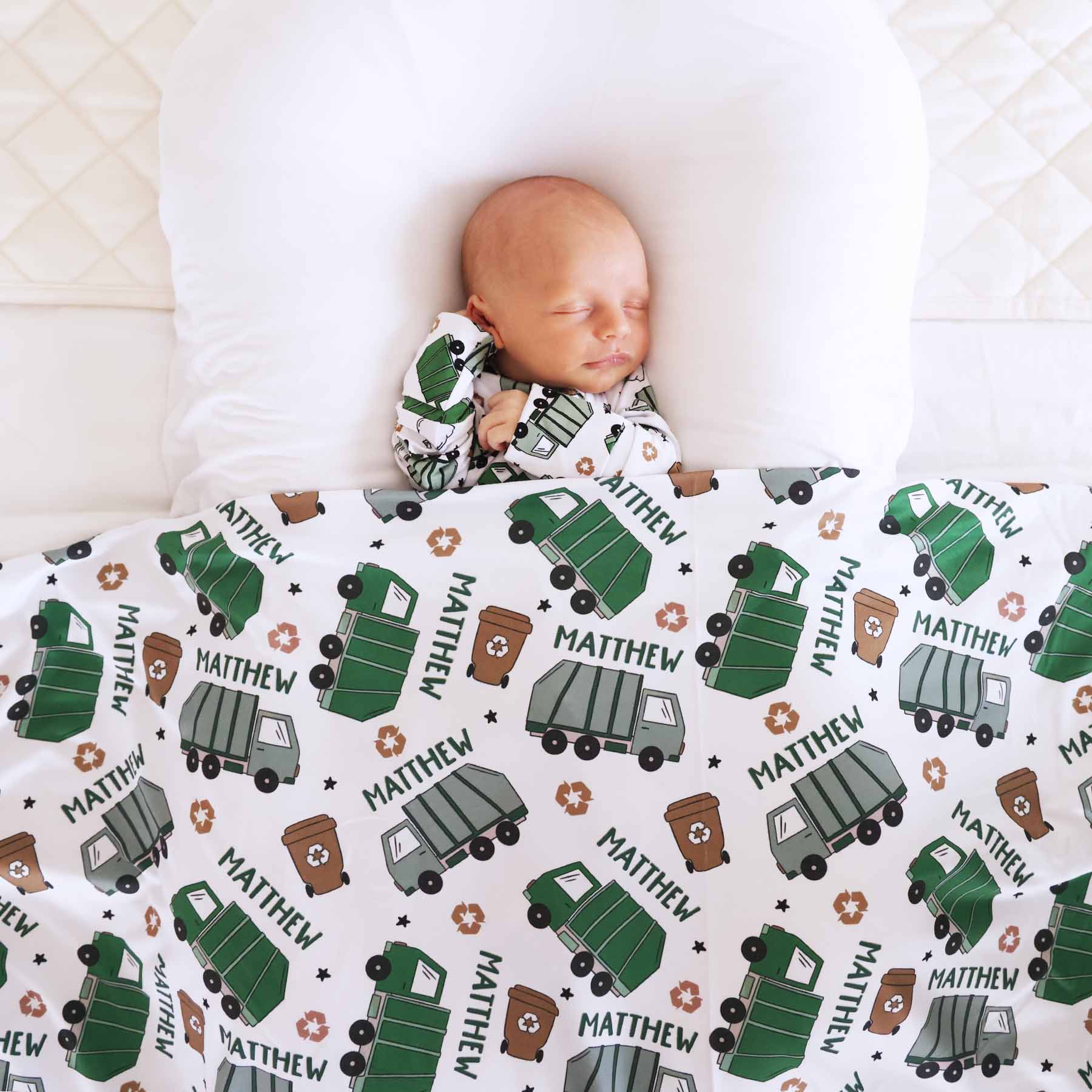 Clean Up Crew Personalized Swaddle Blanket - Image 4