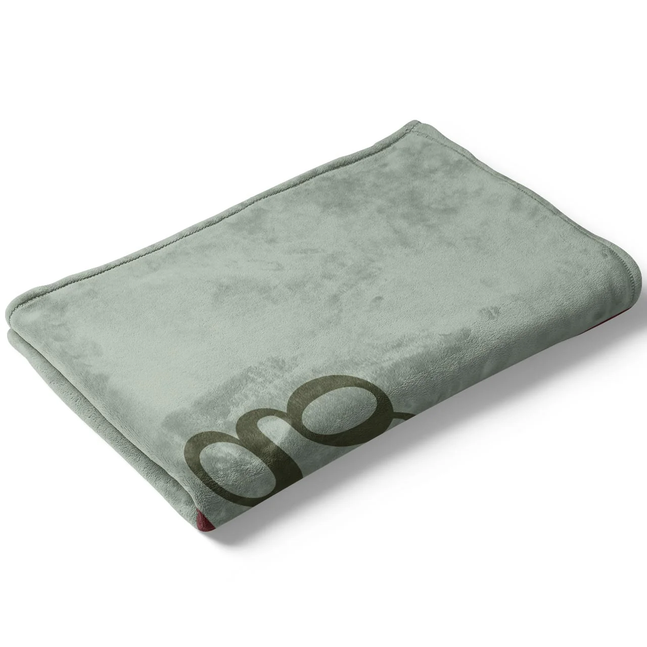Color Story | Moss Personalized Toddler Blanket - Image 2